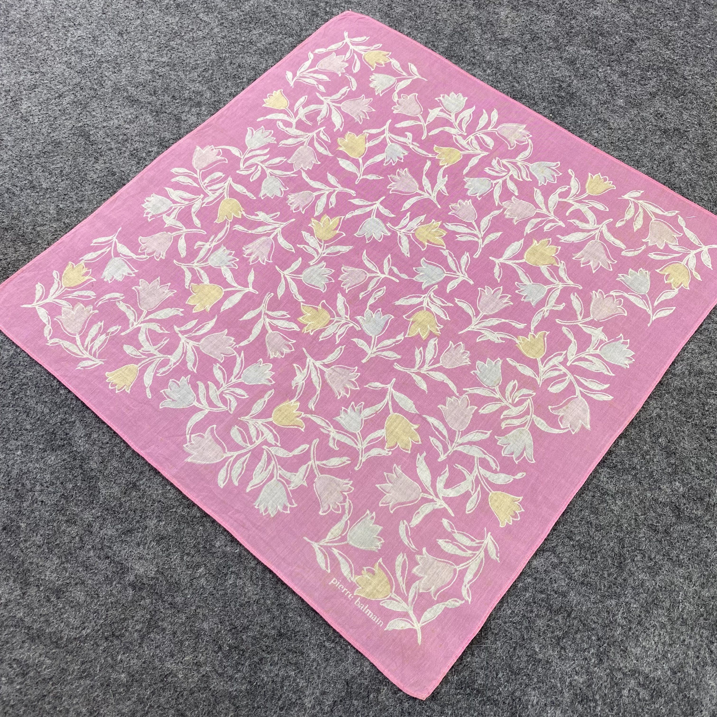 Pierre Balmain Pierre Balmain Handkerchief / Bandana / Neckerchief-B518 Size ONE SIZE - 4 Thumbnail