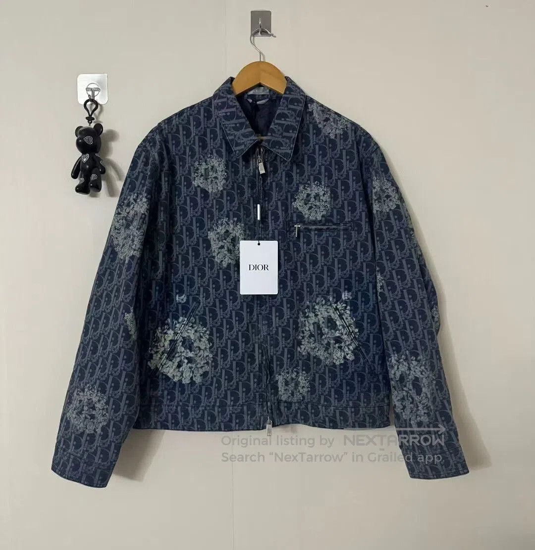 Dior × Stussy Dior x Shawn Stussy Oblique All Over Denim Shirt