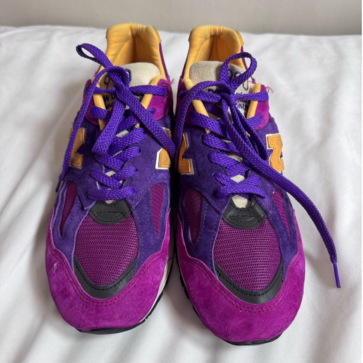 New Balance New Balance 990v2 Teddy Santis Purple Yellow USA Men 10.5 Size US 11 / EU 44 - 5 Thumbnail