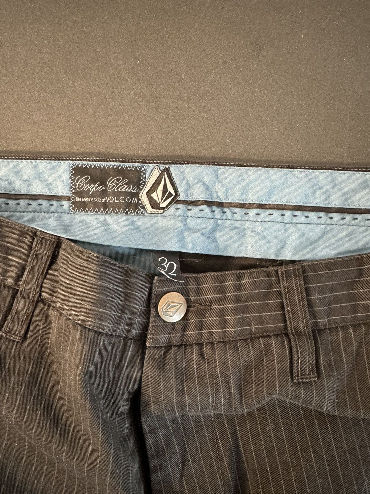 Volcom Volcom Black Dress Pants Skater Pants Stripped Vintage Size US 32 / EU 48 - 7 Thumbnail