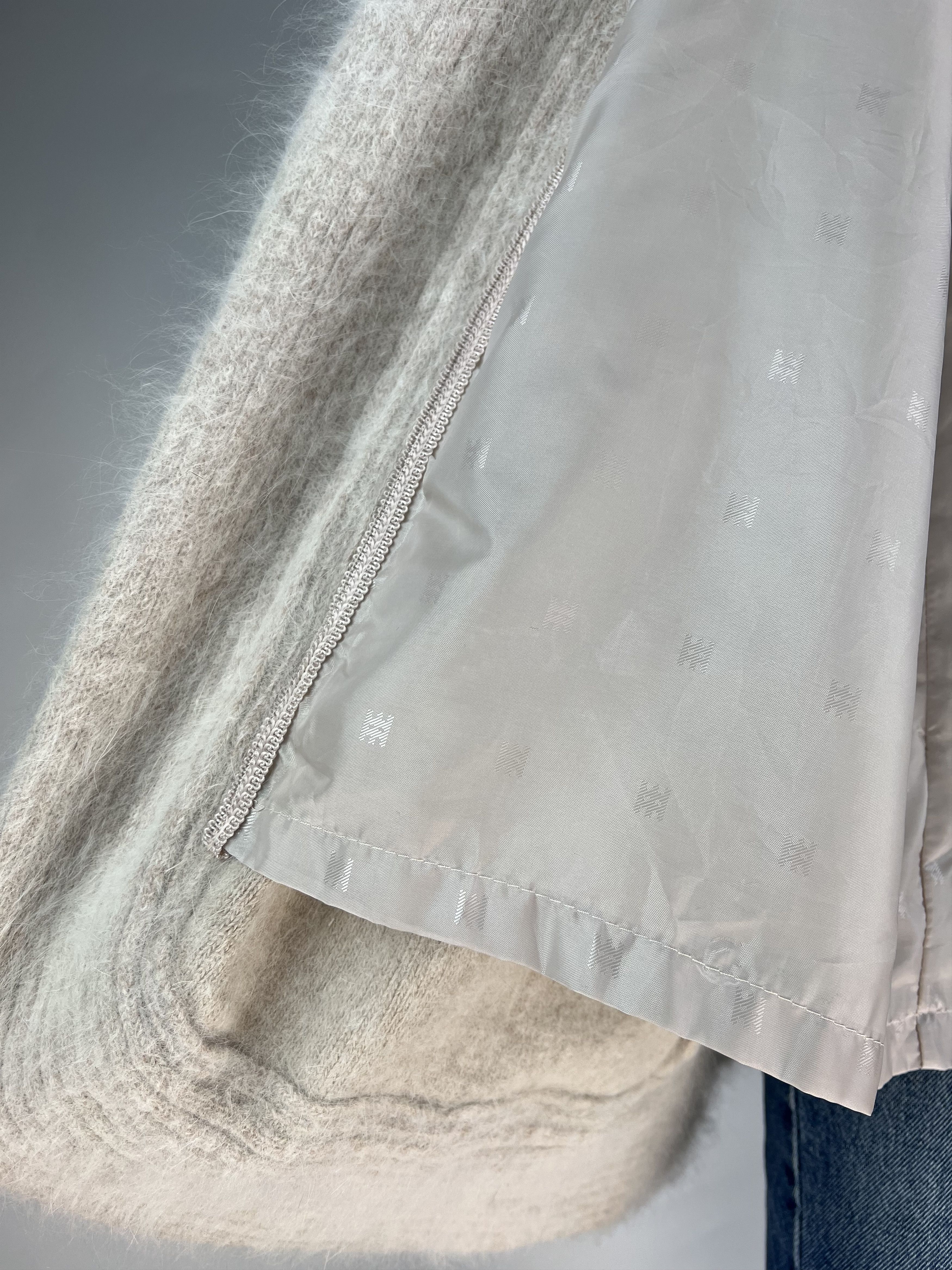 Designer × Vintage Venesha Vintage 80% Angora Cardigan Open Front Korea Size M Size M / US 6-8 / IT 42-44 - 10 Thumbnail