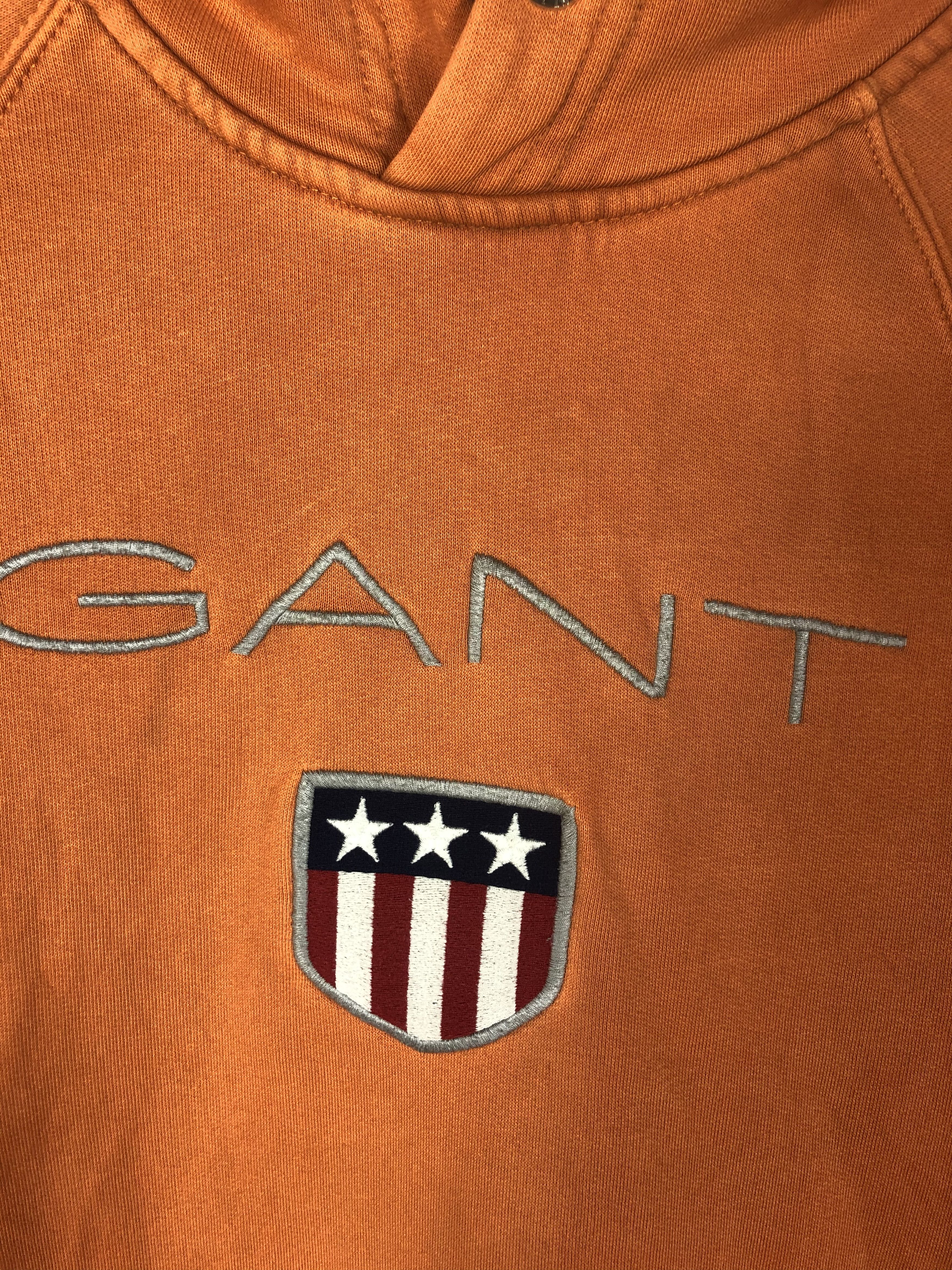 Gant Vintage Gant Big Embroidered Logo Hoodie Size US S / EU 44-46 / 1 - 4 Thumbnail