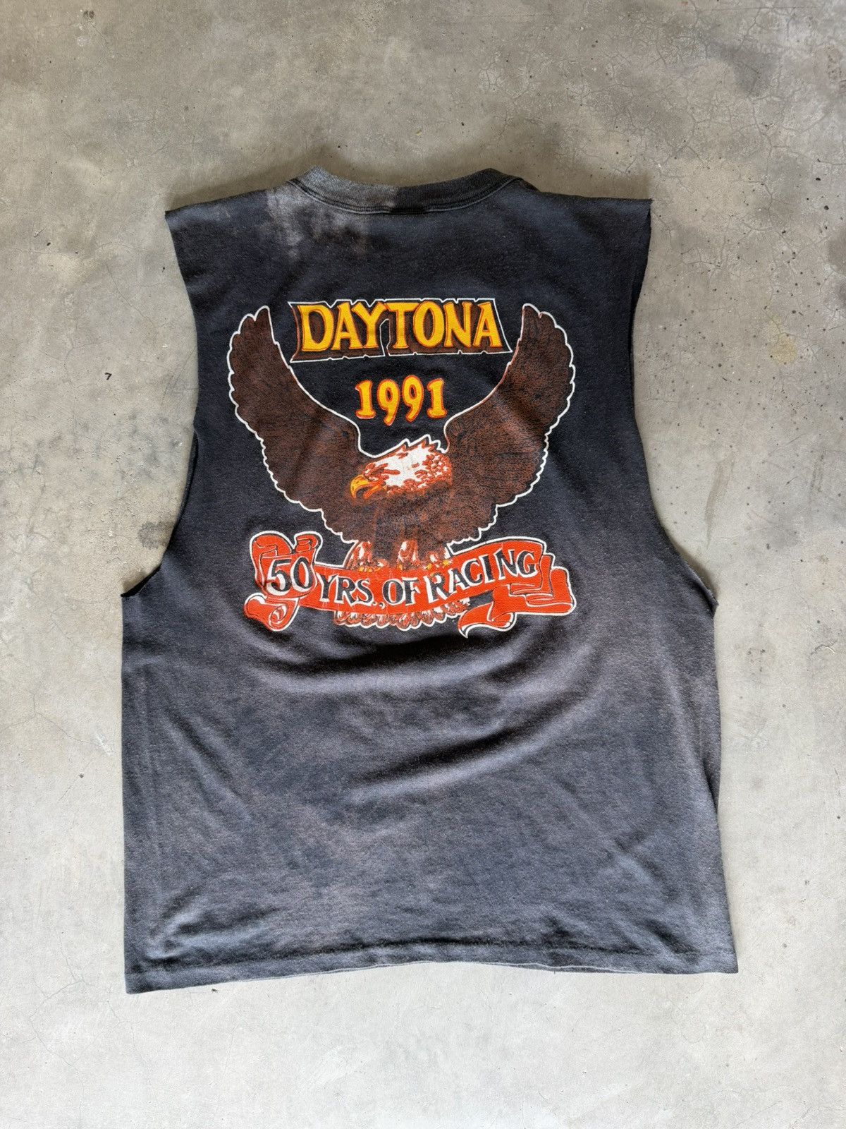 Vintage 90s Harley Cutoff Size US L / EU 52-54 / 3 - 4 Thumbnail