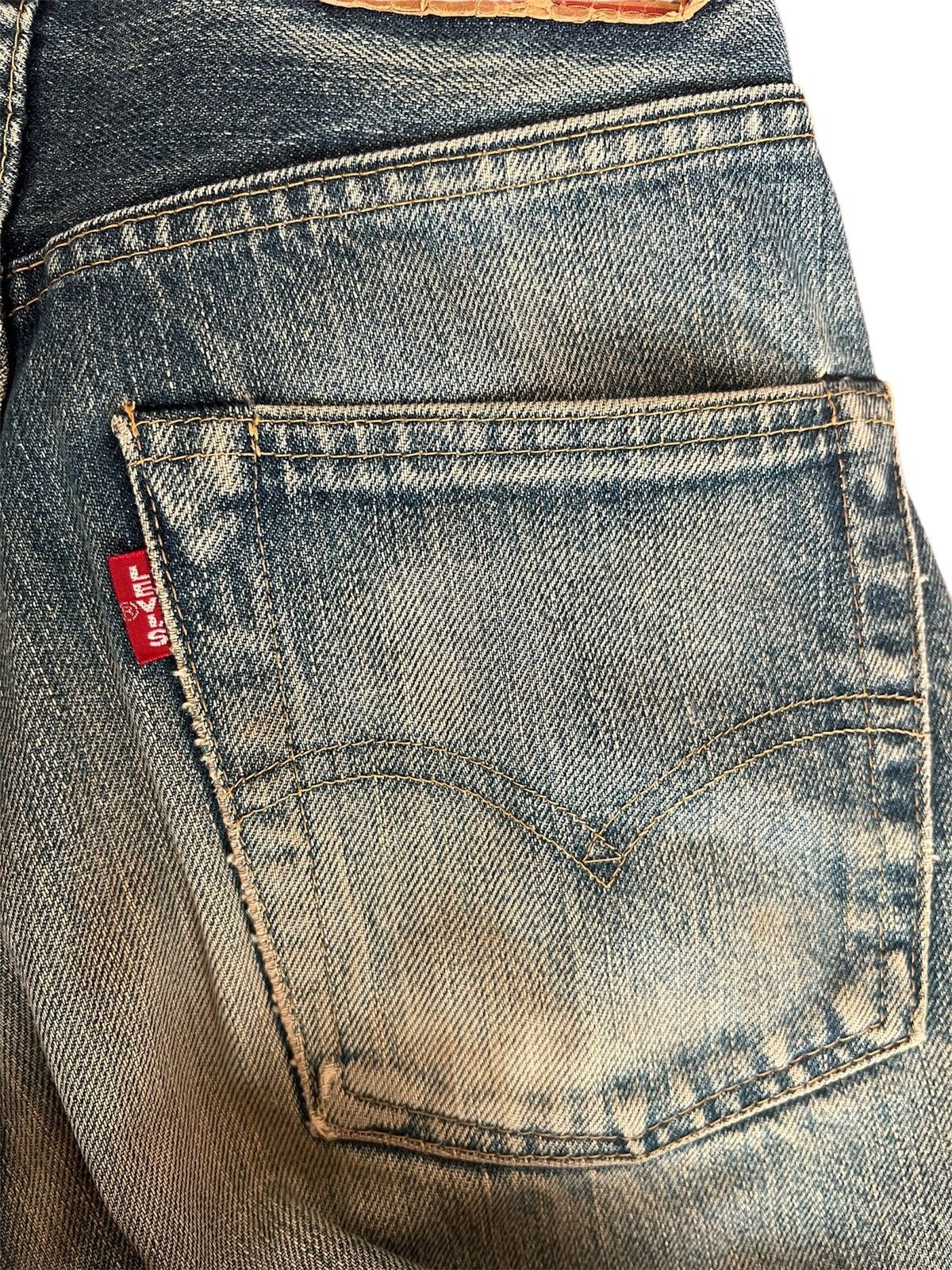 Levi's 🔥Rare🔥 Levi’s 503BXX Big E Redline W30 L34 Denim Distressed Size US 30 / EU 46 - 11 Thumbnail