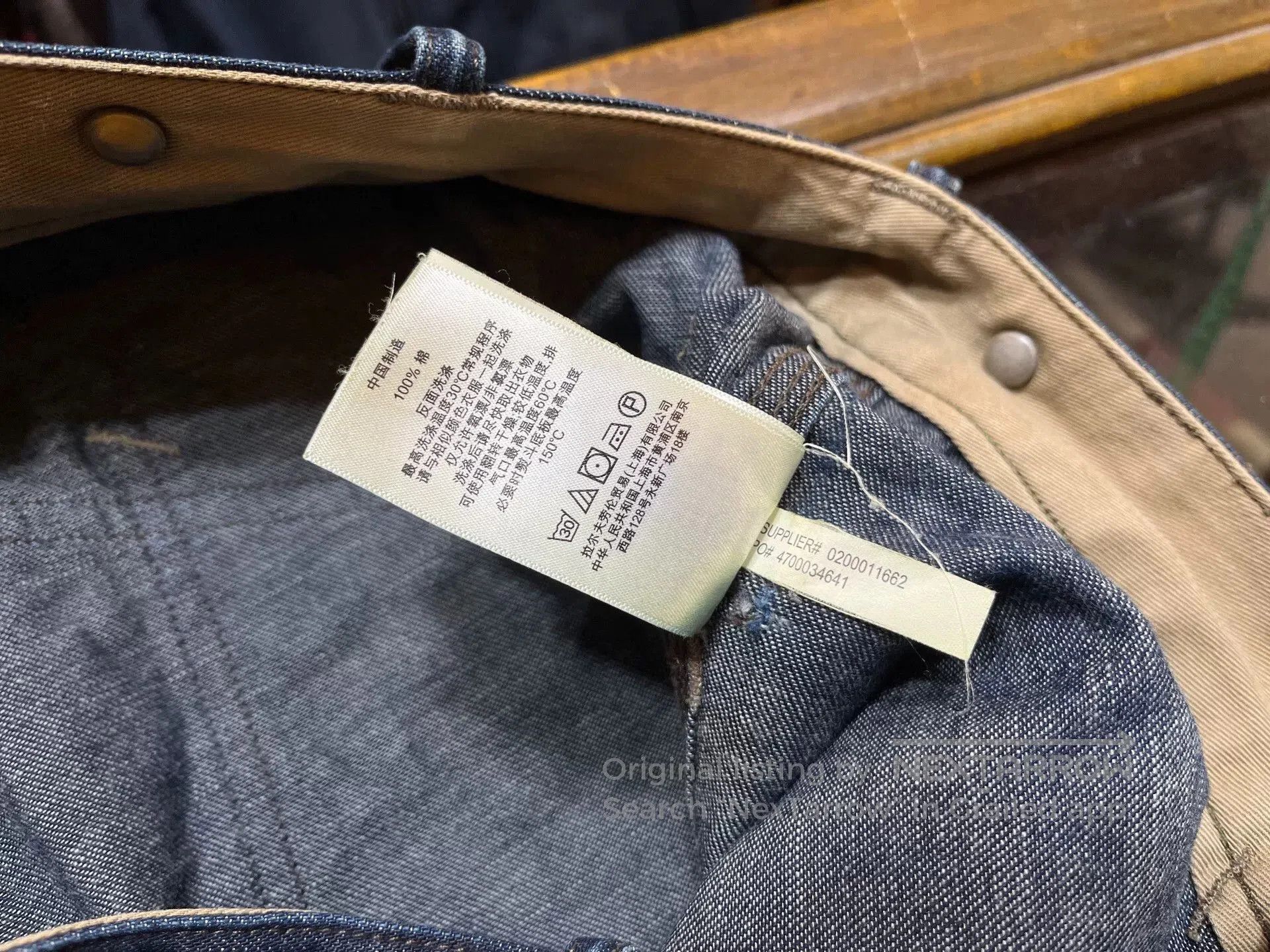 RRL Ralph Lauren RRL Blue Vintage Work Pants Ralph Lauren. Size US 28 / EU 44 - 6 Thumbnail