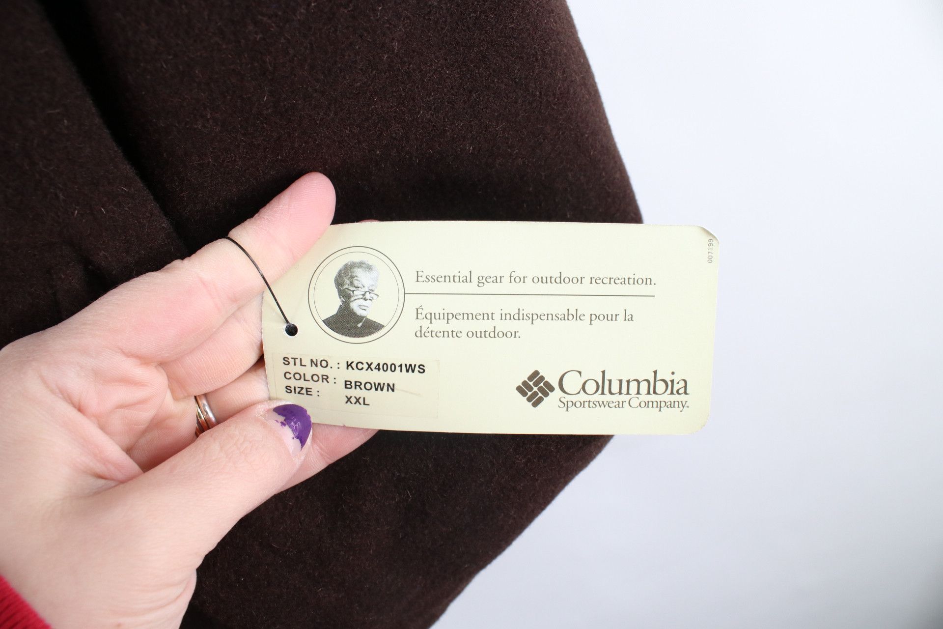 Columbia × Vintage Deadstock Vintage 90s Columbia Full Zip Bomber Jacket Brown Size US XXL / EU 58 / 5 - 5 Thumbnail