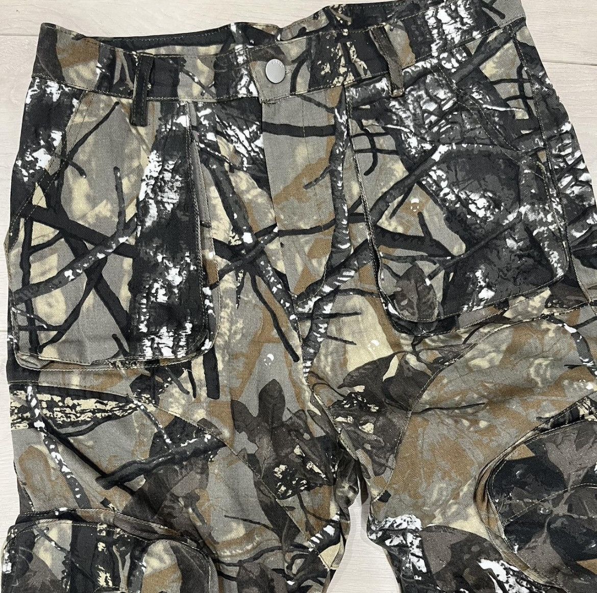 MNML MNML Baggy Camo Cargo Pants Size US 30 / EU 46 - 2 Thumbnail