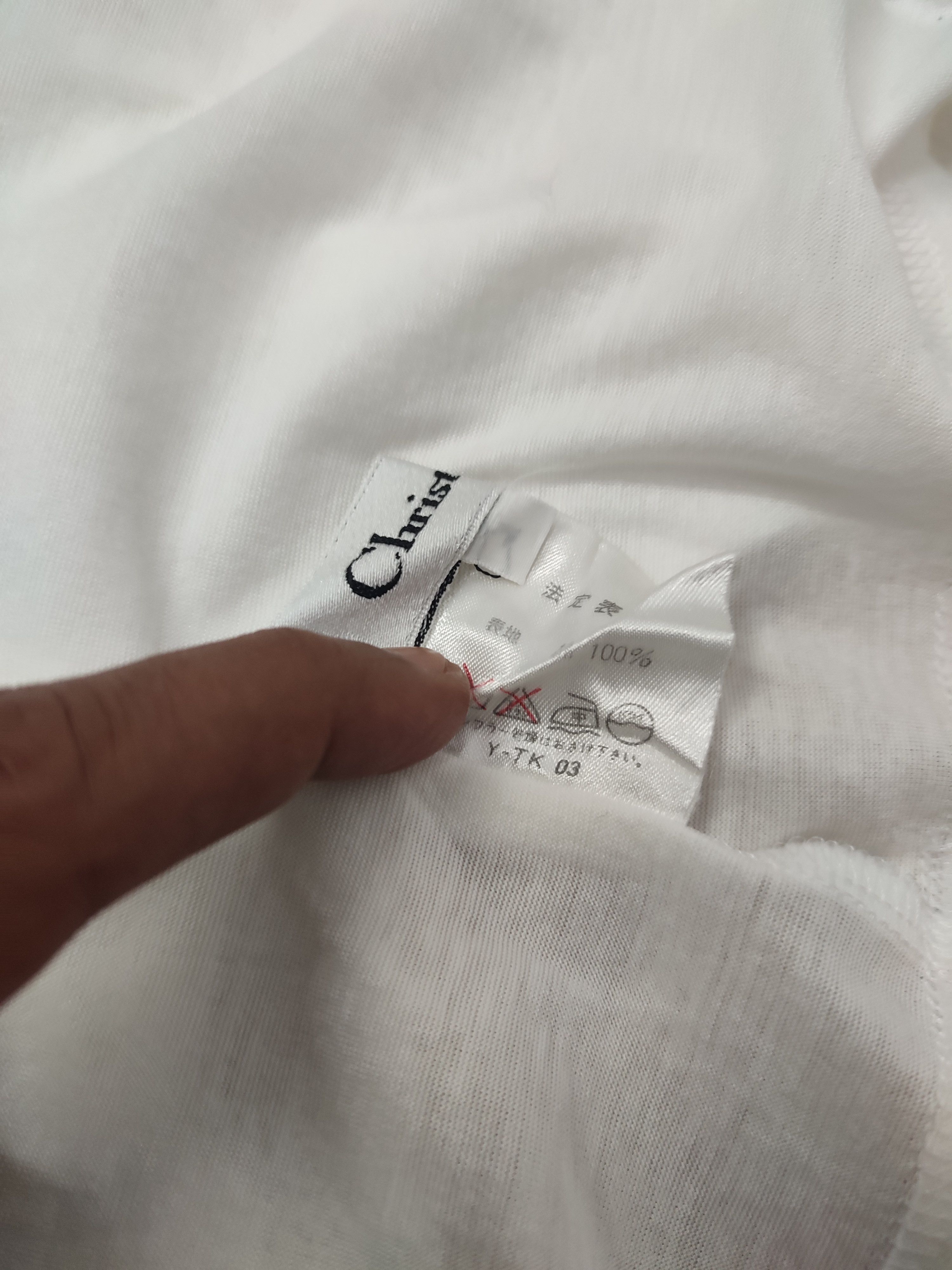 Christian Dior Monsieur Vtg Christian Dior💥Embroidered Logo Tshirt Size L / US 10 / IT 46 - 10 Thumbnail