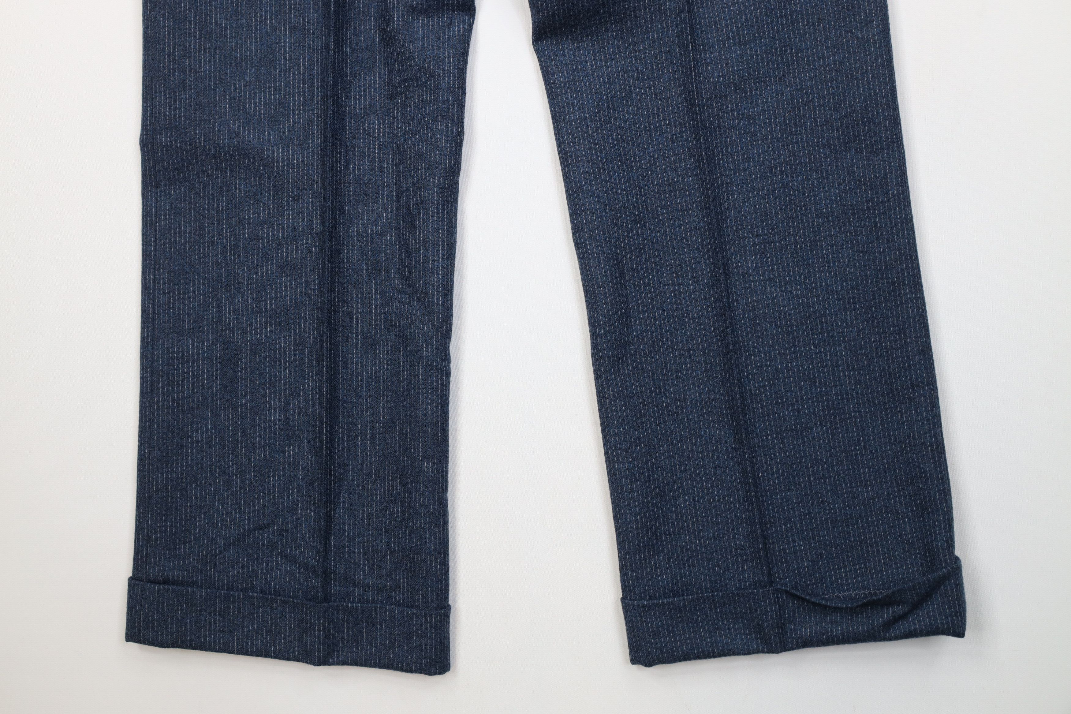 Vintage Vintage 70s Streetwear Wool Flannel Knit Wide Leg Pants USA Size US 32 / EU 48 - 10 Thumbnail