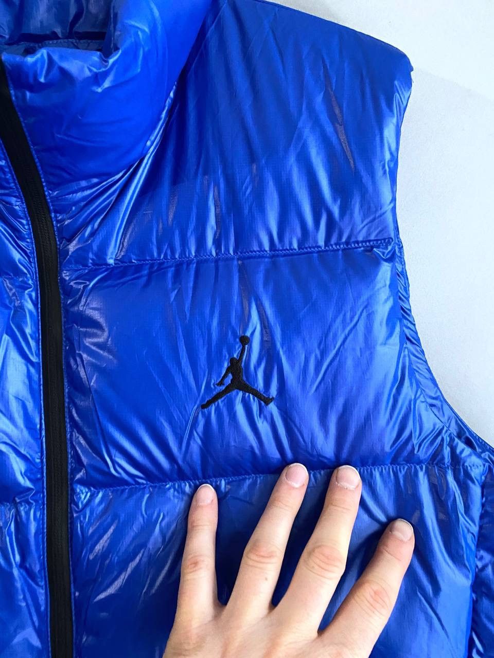 Jordan Brand Air Jordan Therma-Fit Blue Down Puffer Vest, Size L and XL Size US L / EU 52-54 / 3 - 5 Thumbnail