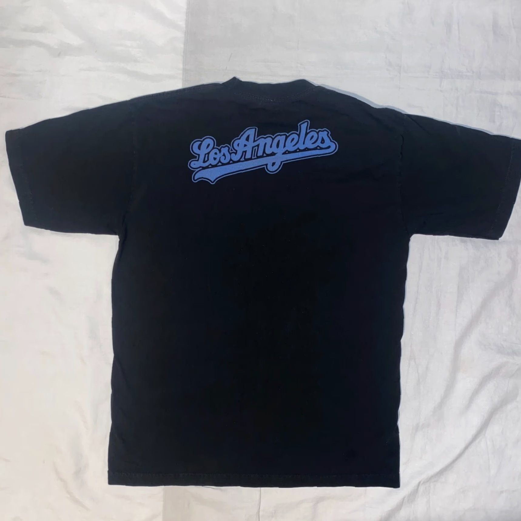 MLB VINTAGE Los Angeles 2020 World Series Champions T shirt Logo Printed On Black Cotton Crew Neck L Men Regular Short Sleeve Seasonal All Seasons Size US L / EU 52-54 / 3 - 5 Thumbnail