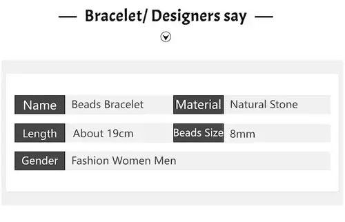 Other 8mm Elegant Beads Bracelets Size ONE SIZE - 3 Thumbnail