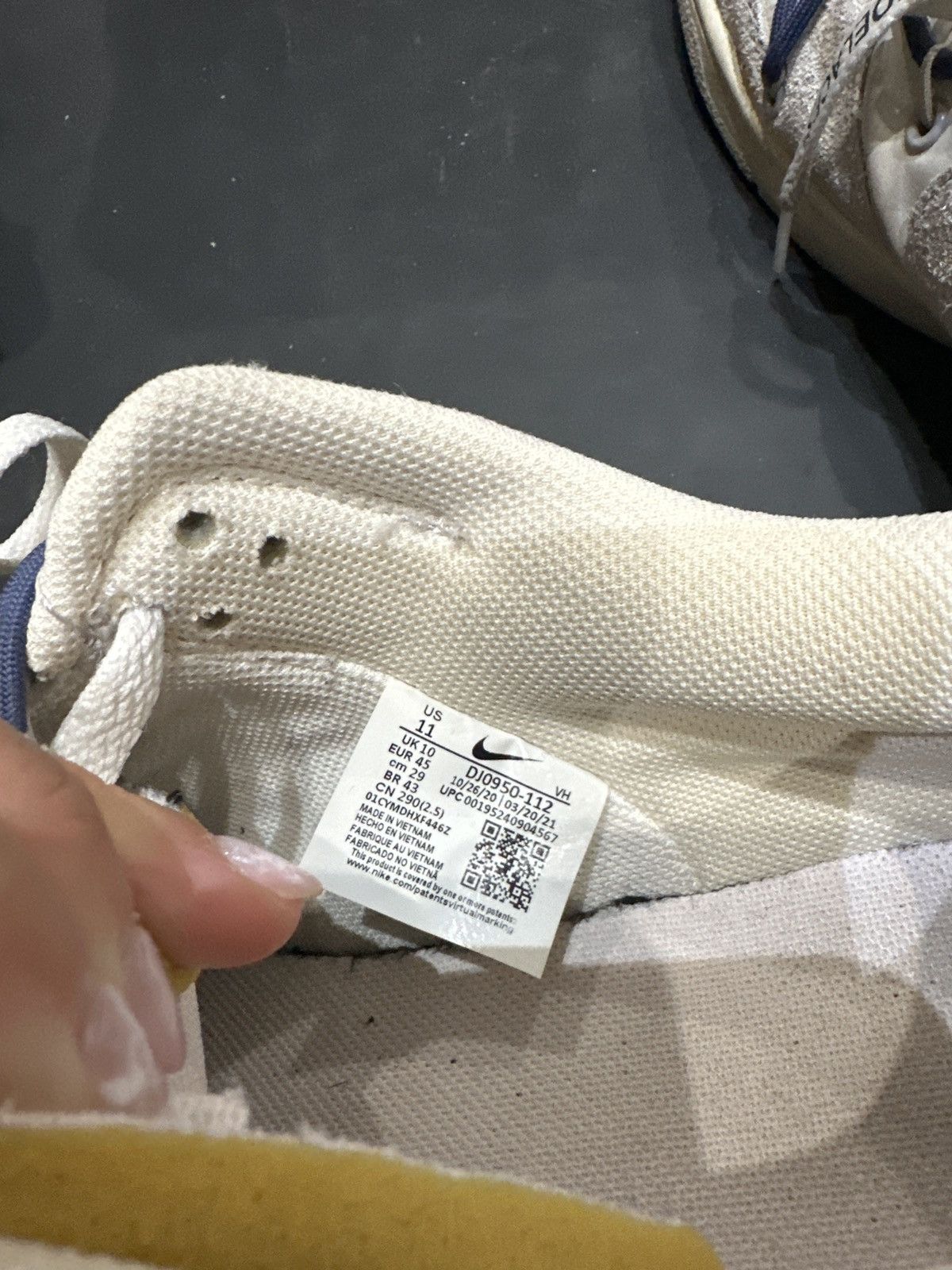 Nike × Off-White Nike Off-White Dunk Low Lot 18 Size US 11 / EU 44 - 5 Thumbnail