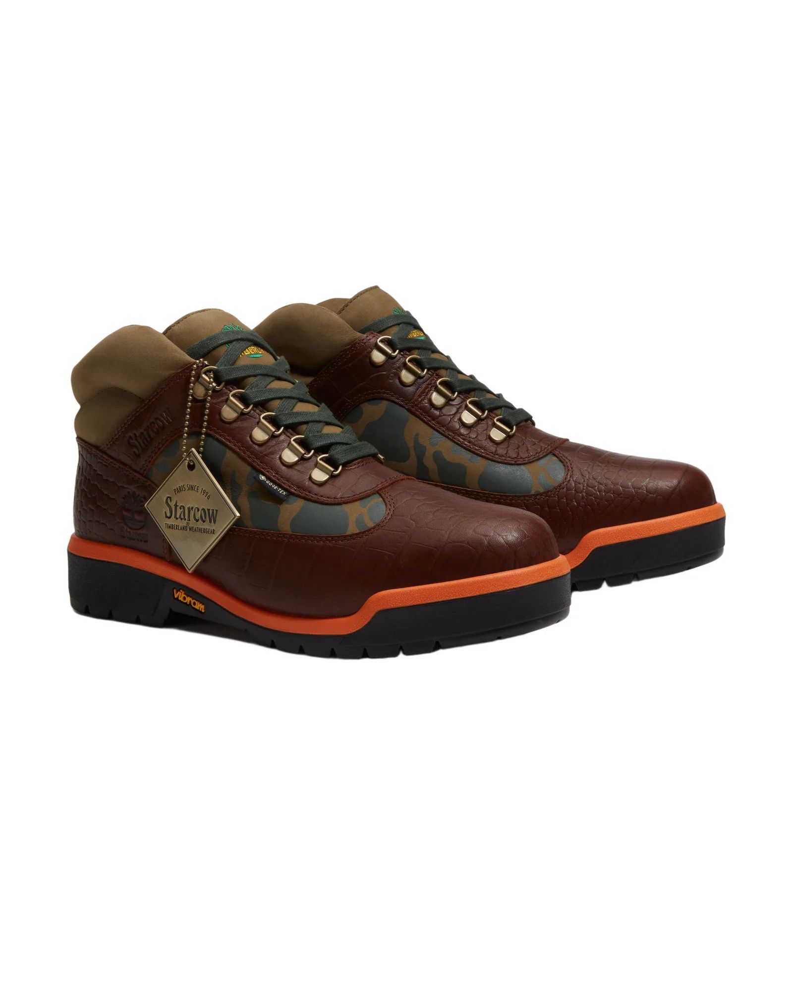Timberland TIMBERLAND X STARCOW FIELD BOOT MID GTX BROWN/CAMO Size US 13 / EU 46 - 5 Thumbnail