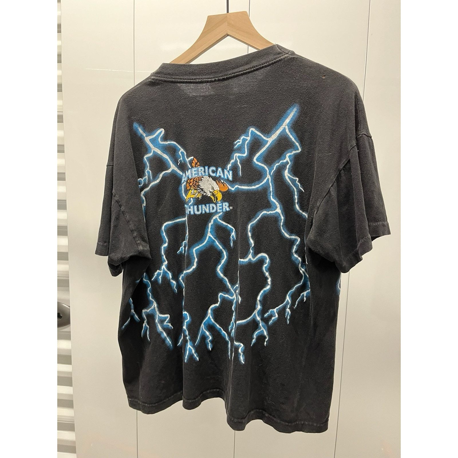 Vintage Vintage American Thunder Ass kicking Weed Shirt Size US L / EU 52-54 / 3 - 2 Thumbnail