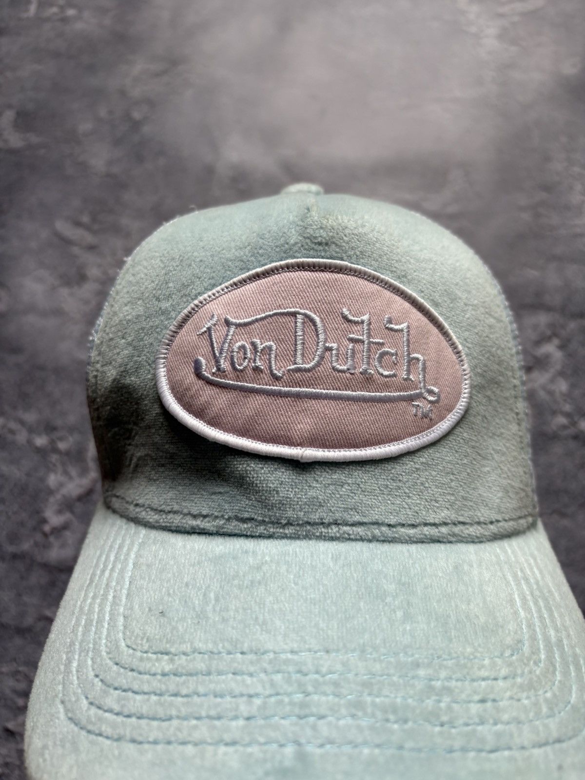 Von Dutch Crazy Vintage Von Dutch Japanese Y2K Teddy Hat Cap Rare Size ONE SIZE - 3 Thumbnail