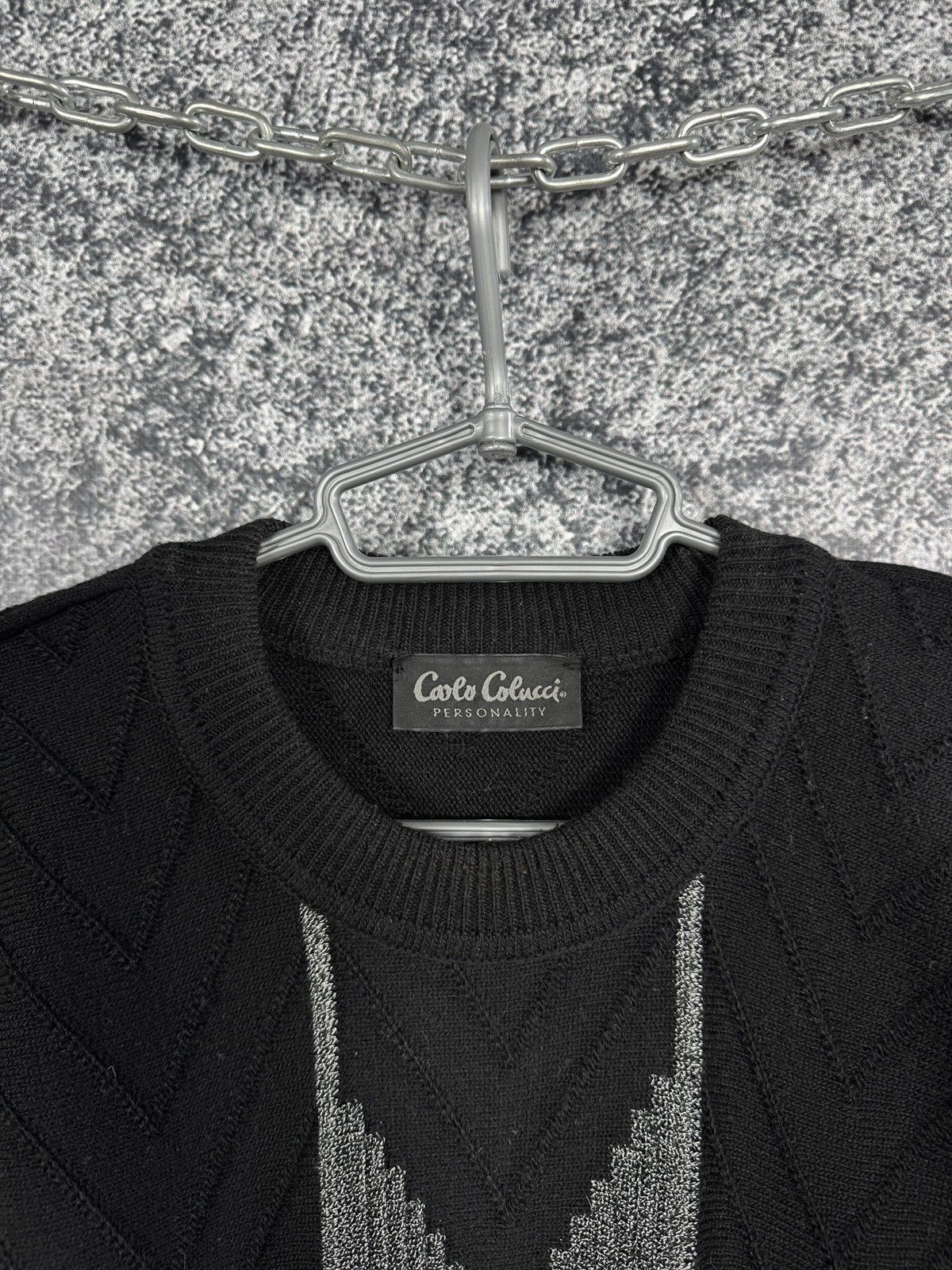 Carlo Colucci Carlo Colucci Personality 3D Vintage Wool Sweater Size 54 Size US XL / EU 56 / 4 - 7 Thumbnail