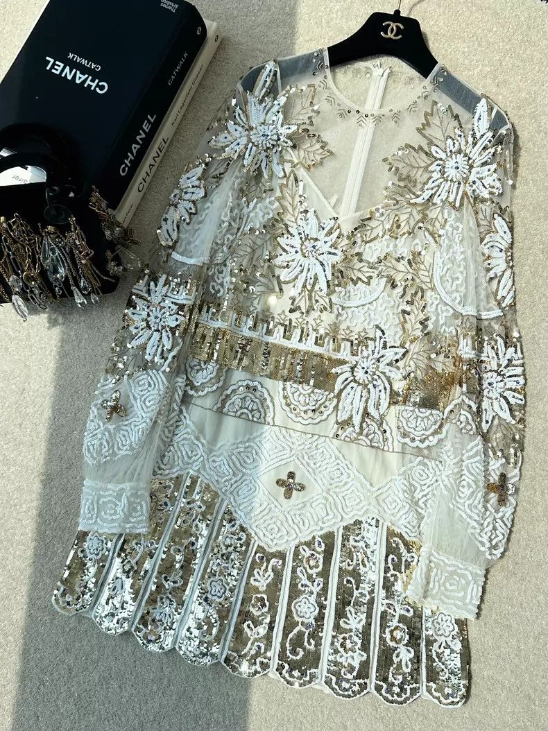 Valentino Valentino Sequin Party Dress Dress Size XS / US 0-2 / IT 36-38 - 1 Thumbnail