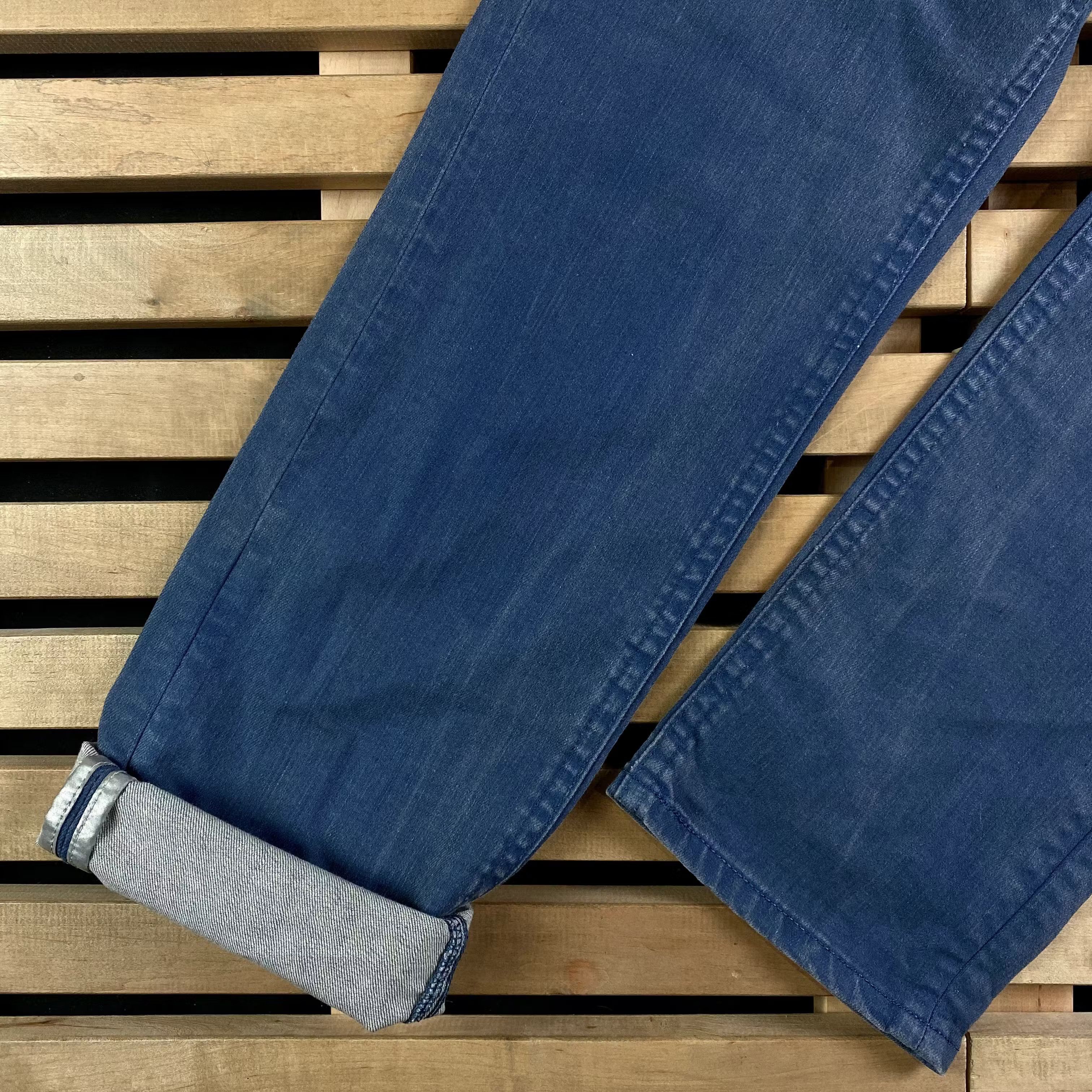 Levi's × Levi's Vintage Clothing Mens Jeans Levis Selvedge Reflective Size 32 Size US 32 / EU 48 - 3 Thumbnail