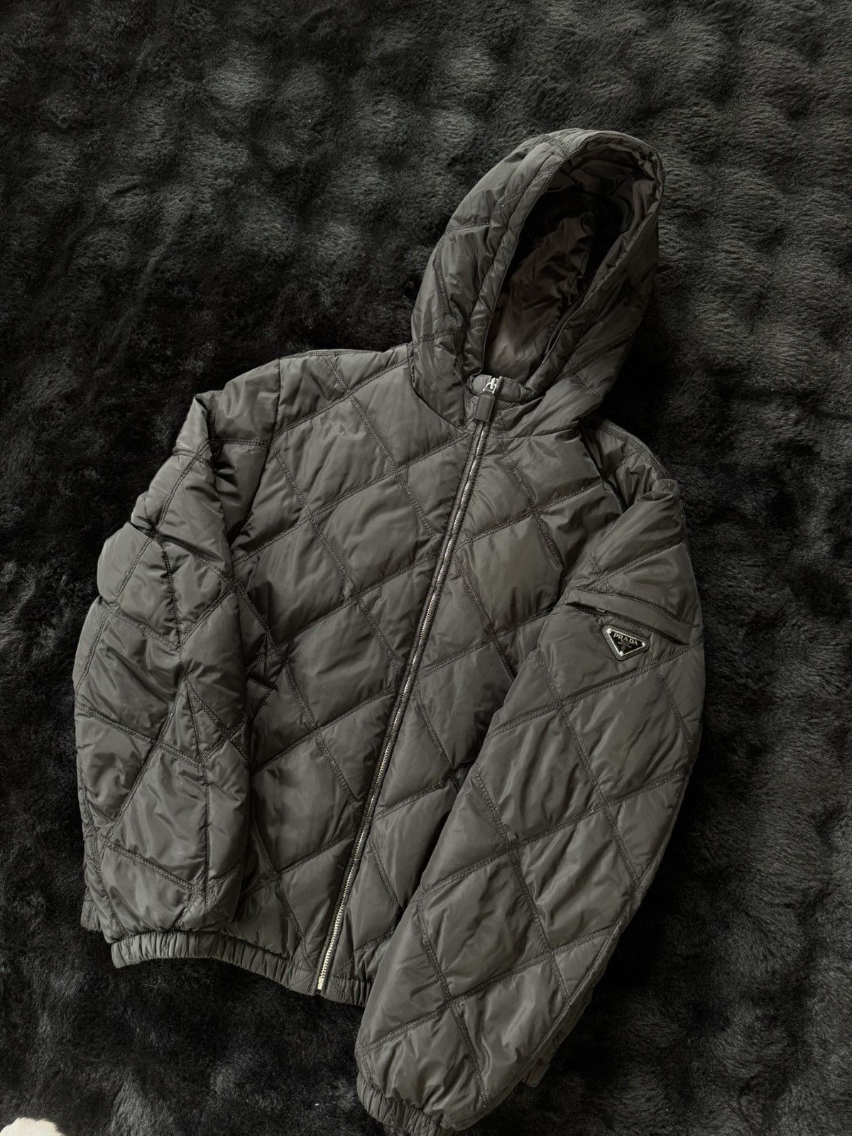 Prada Prada Diamond Stitch Jacket Size US M / EU 48-50 / 2 - 1 Thumbnail