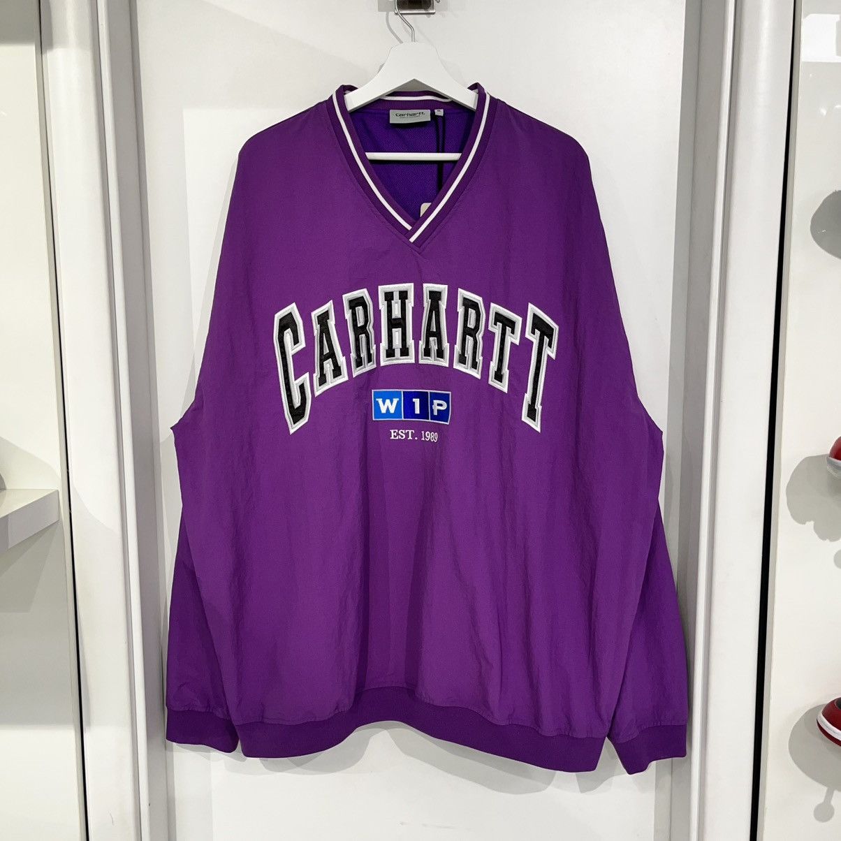 Carhartt Wip Carhartt Wip Purple Pullover Jacket Size US XL / EU 56 / 4 - 1 Thumbnail