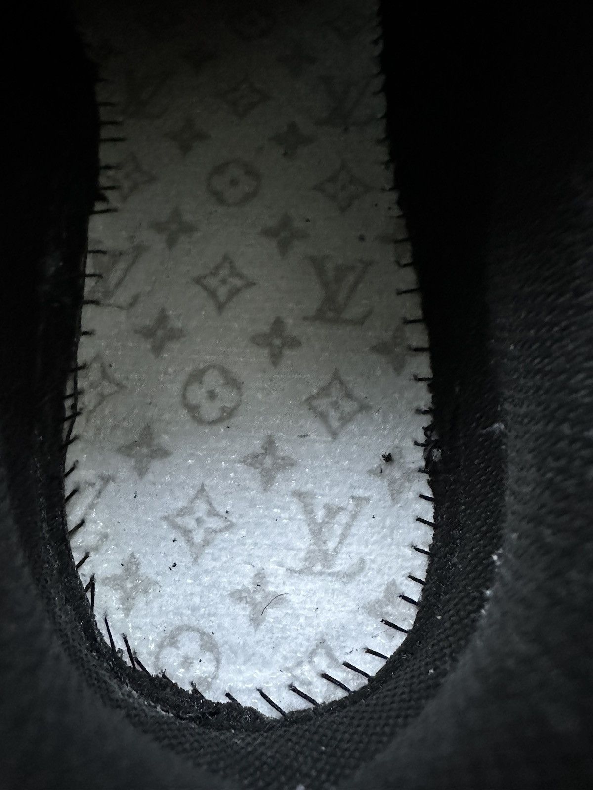 Louis Vuitton Louis Vuitton Nike Air Force 1 Low Black Size US 6 / EU 39 - 12 Thumbnail