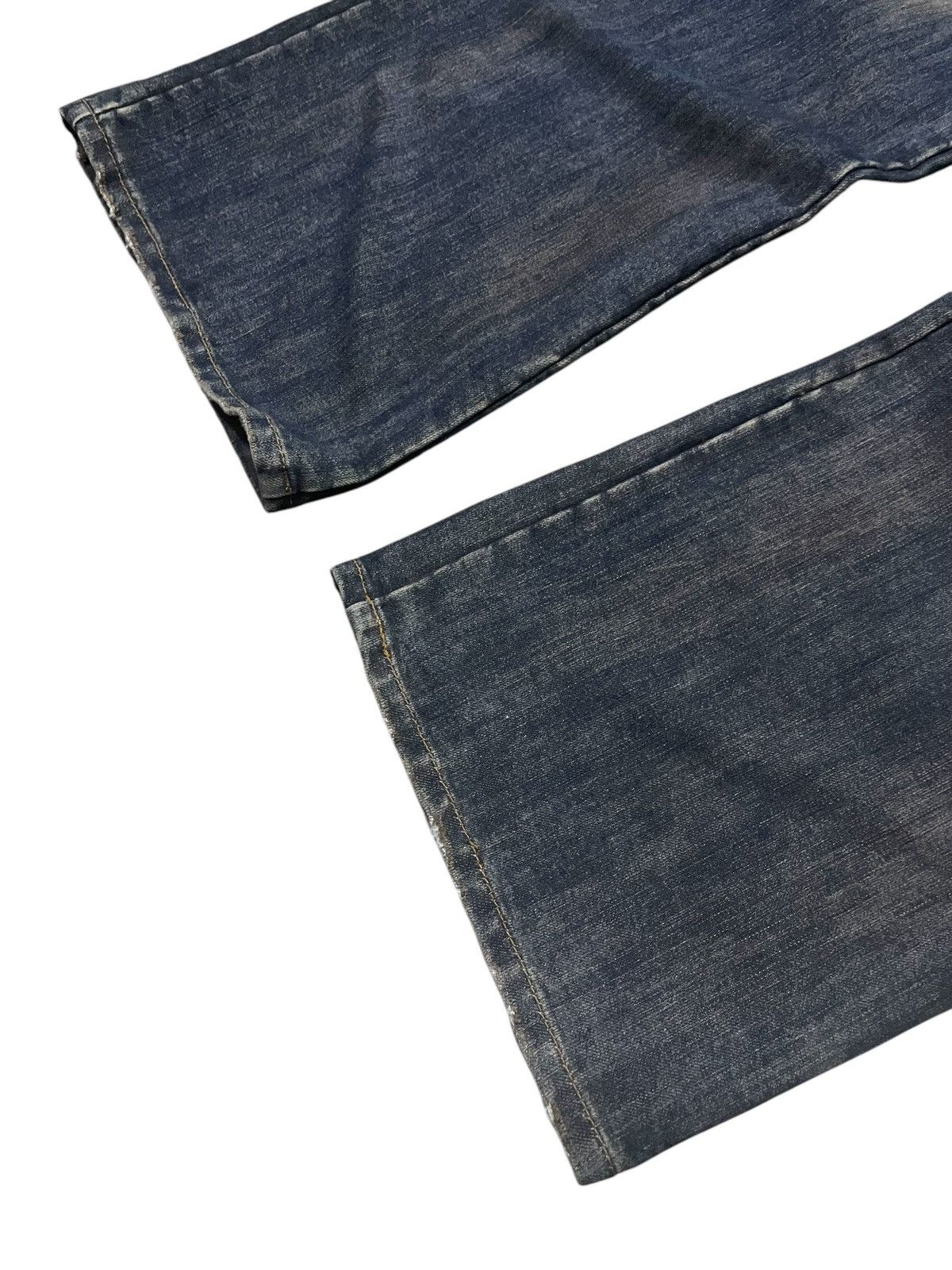Hysteric Glamour × Japanese Brand × Valentino Rudolph Valentino Japan Mud Wash Baggy Loose Jeans Size US 32 / EU 48 - 7 Thumbnail