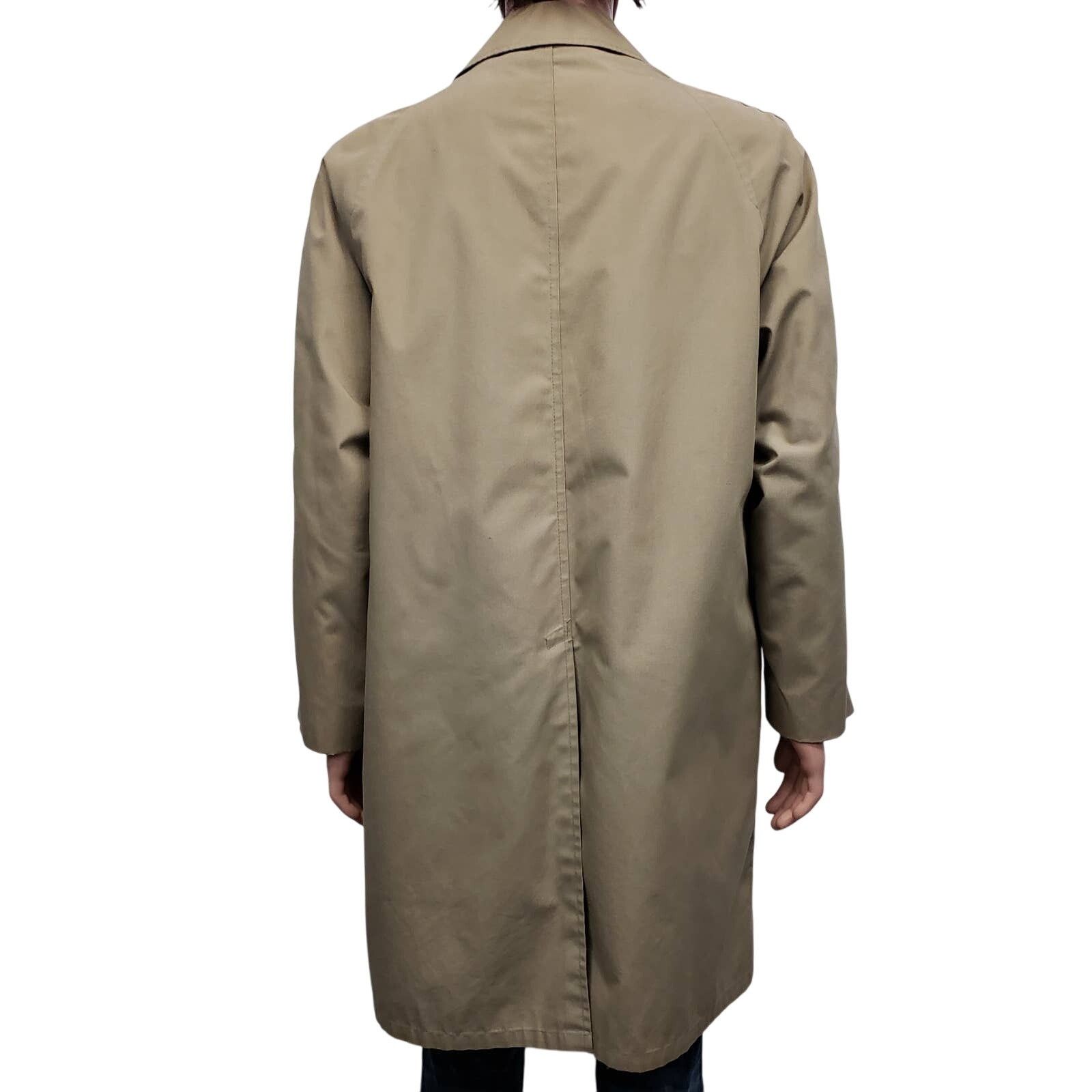 Vintage Rainfair Trench Coat Removable Faux Fur Lining USA Made 44 Size US L / EU 52-54 / 3 - 8 Thumbnail