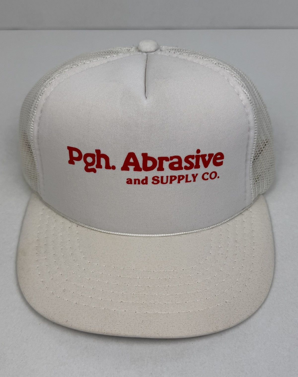 Yupong Vintage Pittsburgh Abrasive Supply Co Trucker Snapback Hat Size ONE SIZE - 5 Thumbnail
