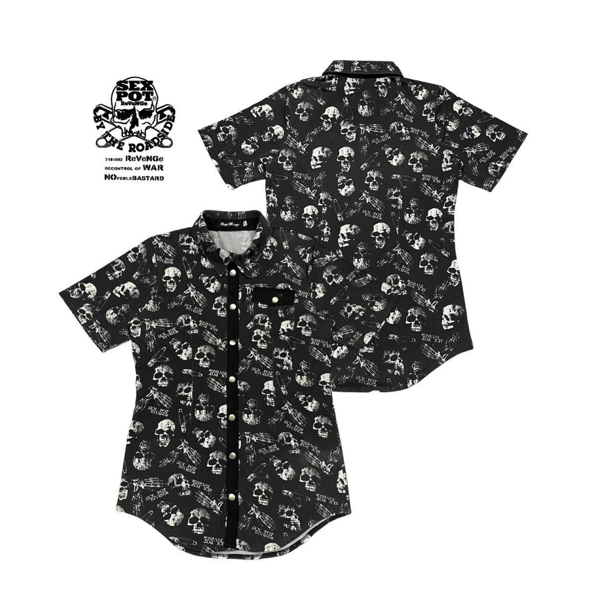 Revenge Graffiti Button Up on sale Shirt