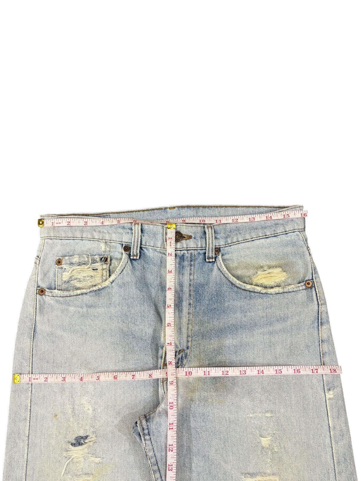 Levi's Vintage 90s Levis 505 Light Wash Distressed Jeans Size US 32 / EU 48 - 12 Thumbnail
