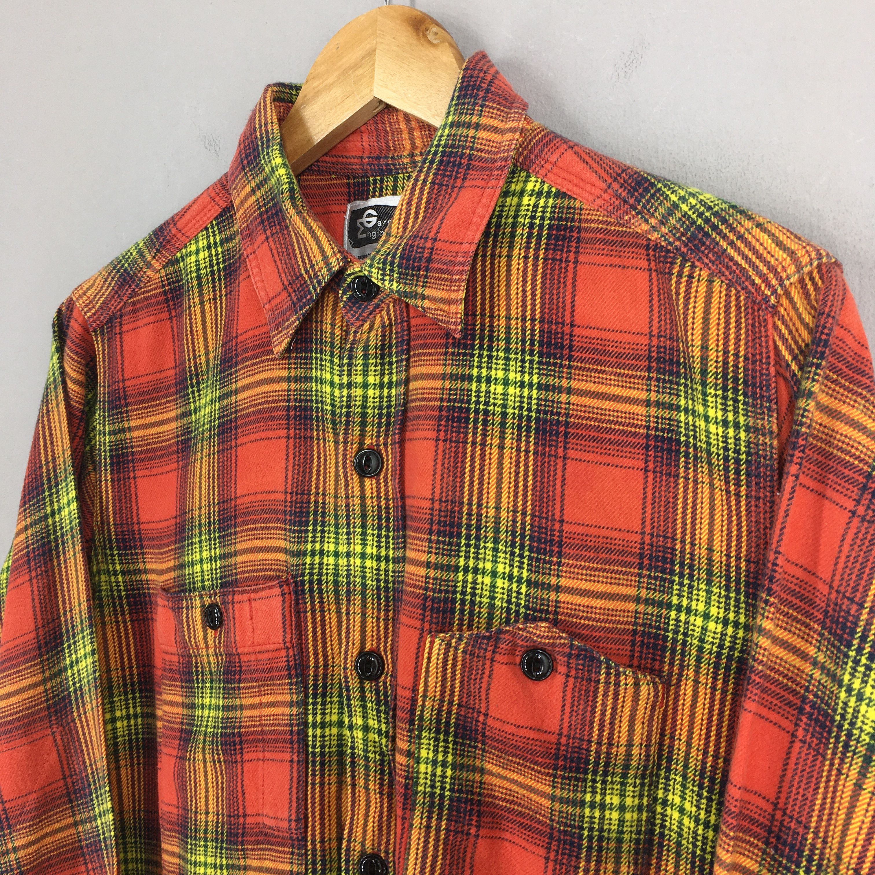 Engineered Garments Engineered Garments Japan Plaid Shadow Flannel Shirt Small Size US S / EU 44-46 / 1 - 3 Thumbnail
