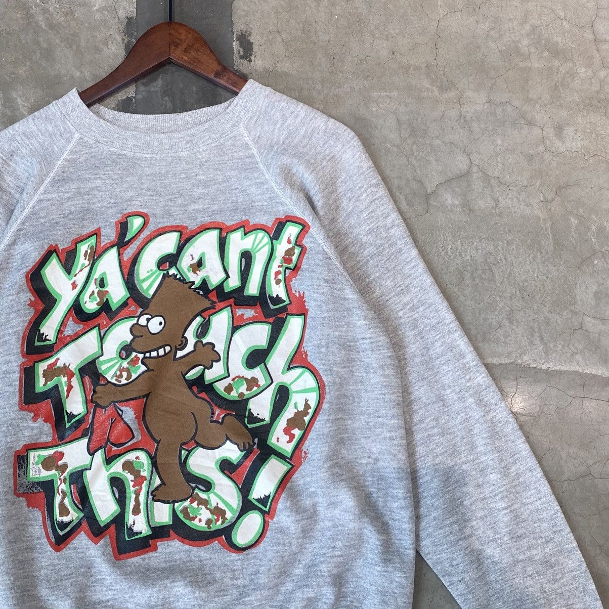 Vintage 80s Bootleg Bart “Ya’ Can’t Touch This” Sweatshirt.
