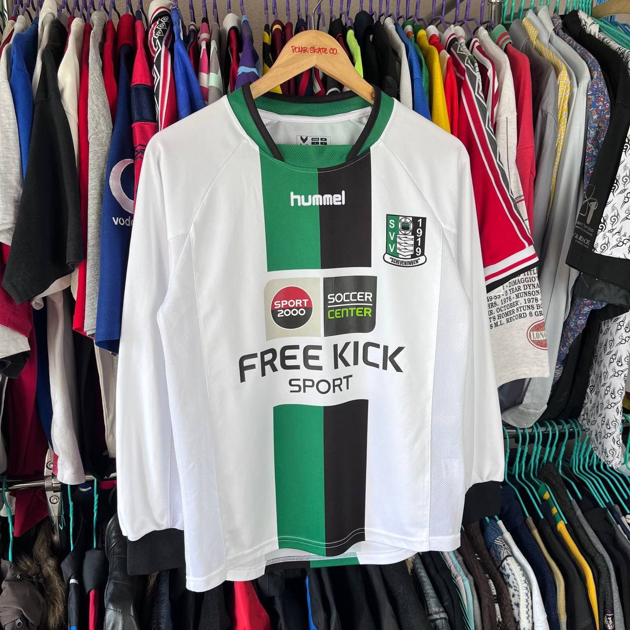Hummel × Vintage SVV Scheveningen 2010 Tweede Divisie Football Soccer Jersey Size US S / EU 44-46 / 1 - 2 Thumbnail
