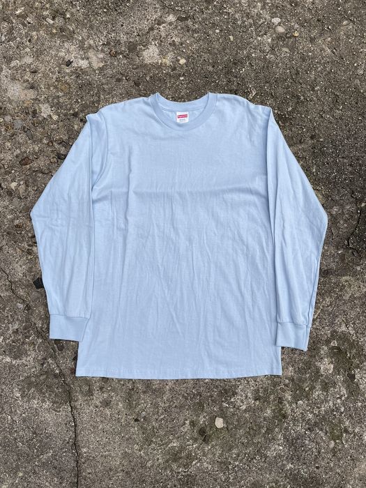 Blank supreme hot sale shirt