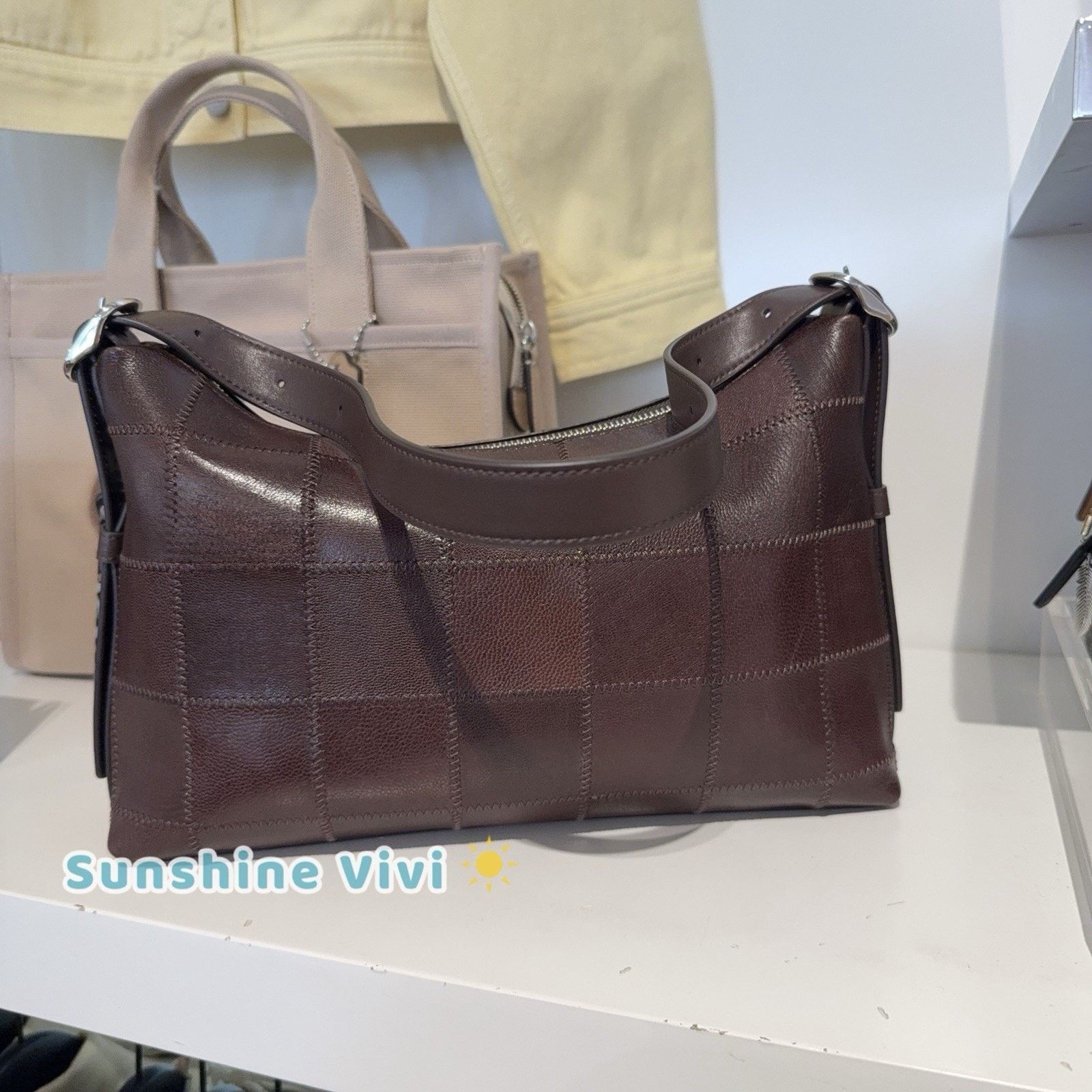 Coach NWT Coach Alter/Ego Slouchy Shoulder Bag Leather CFT99 Maple Size ONE SIZE - 4 Thumbnail