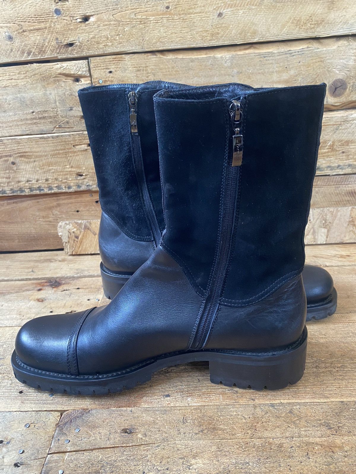 Paciotti Cesare paciotti black leather boots givenchy,guidi Size US 9.5 / EU 42-43 - 10 Thumbnail