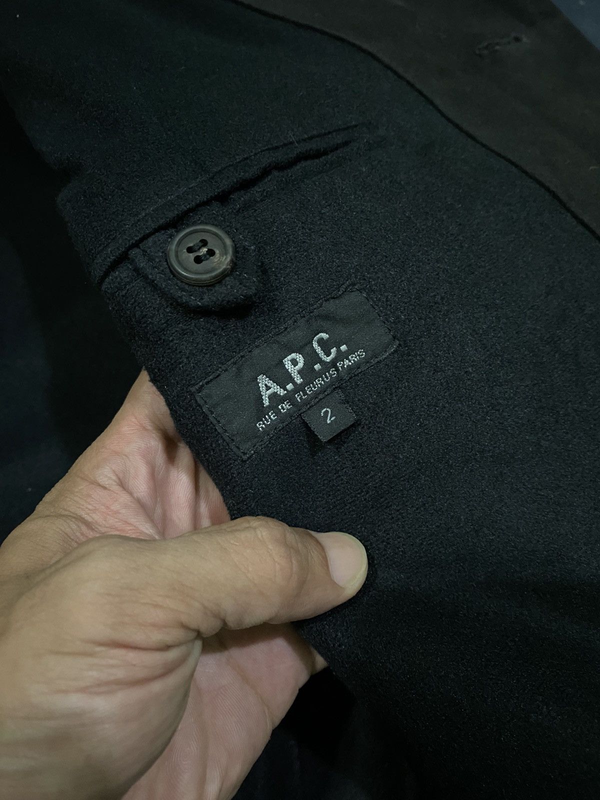 A.P.C. Vintage 90’s APC Hiver 1999 Heavy Coat Jacket Size US M / EU 48-50 / 2 - 3 Thumbnail