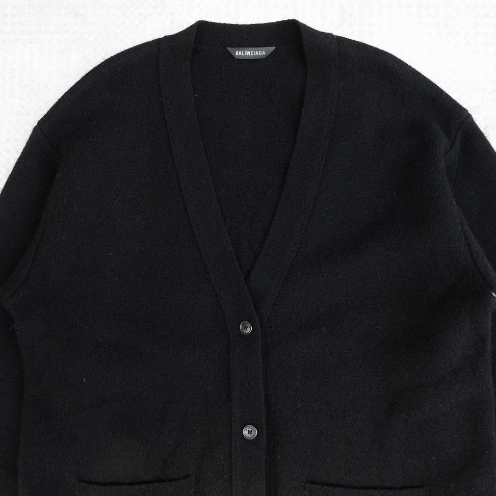 Balenciaga BALENCIAGA WOOL KNIT CARDIGAN Size US L / EU 52-54 / 3 - 3 Thumbnail