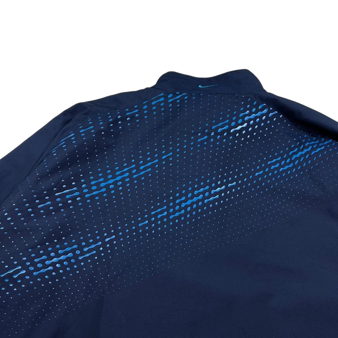Nike Vintage 2000s Nike TN TN7 Track Jacket Navy & Blue - Large Size US L / EU 52-54 / 3 - 3 Thumbnail