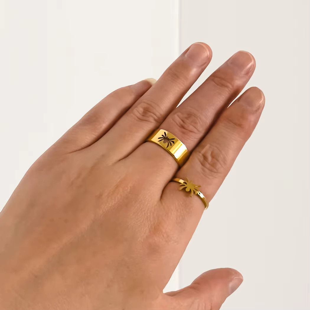 Jewelry Spider Couple Set Ring Size ONE SIZE - 1 Thumbnail