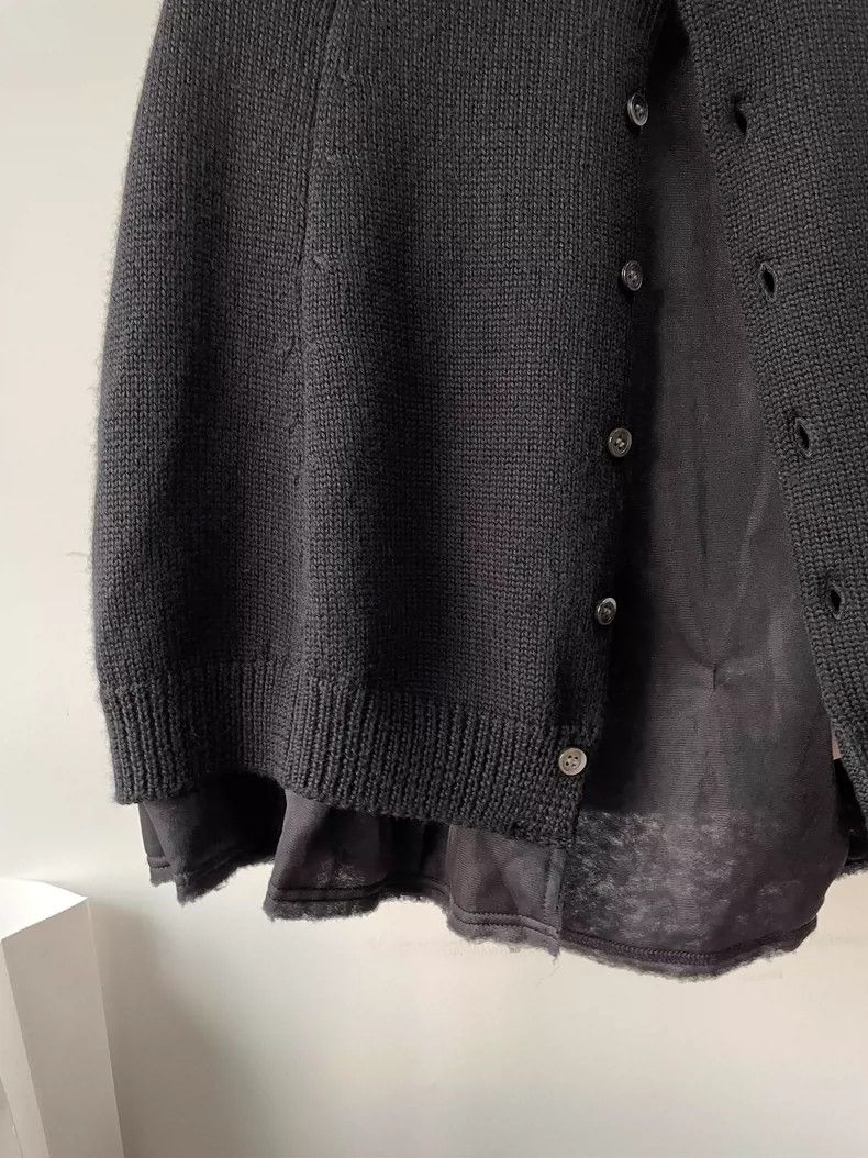 Comme des Garcons Comme Des Garcons Black Knitwear Cape Size XS / US 0-2 / IT 36-38 - 5 Thumbnail