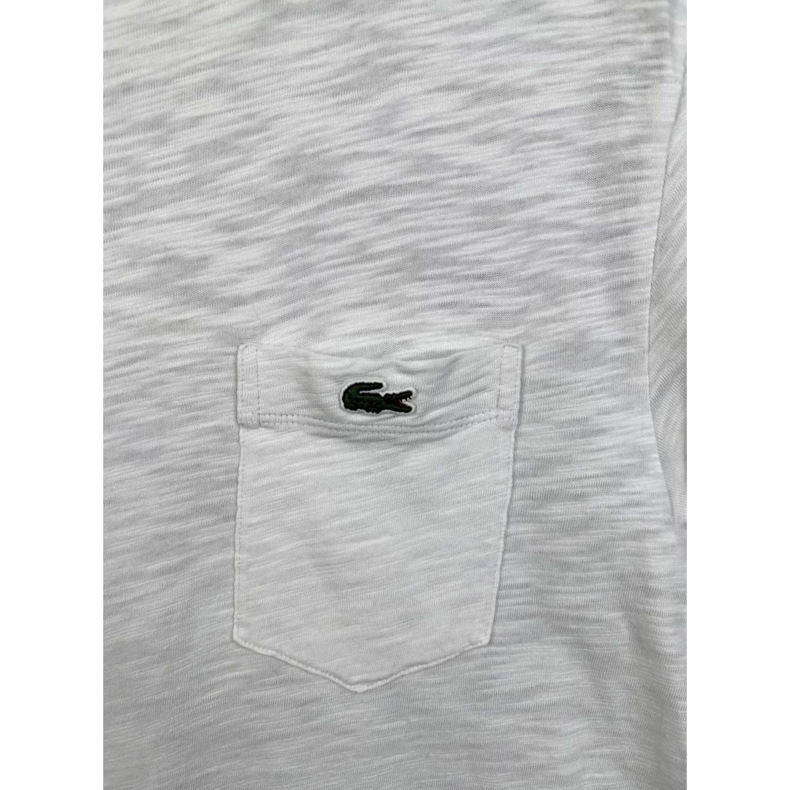 Lacoste Lacoste Live Shirt Size 4 Gray Crew Neck Front Pocket Size US S / EU 44-46 / 1 - 5 Thumbnail