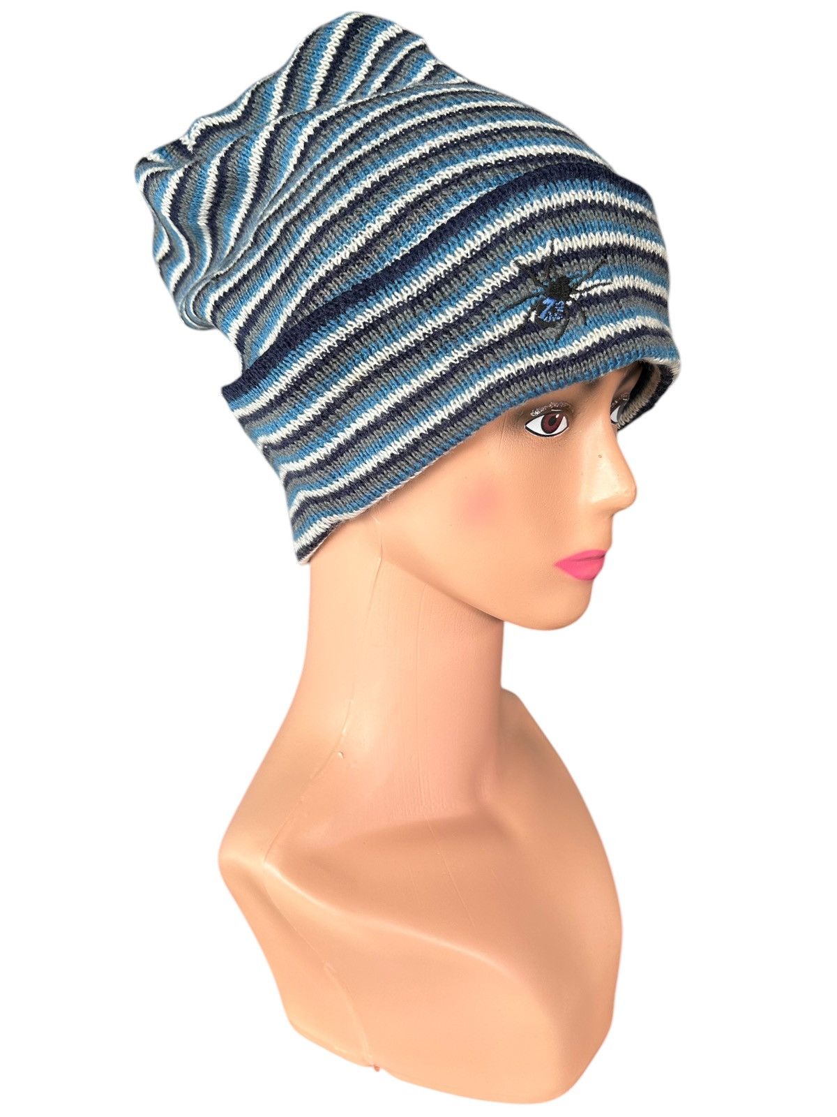Japanese Brand × Kapital × Vintage Stripe Vintage Japanese Beanie Hats Distressed Size ONE SIZE - 1 Thumbnail