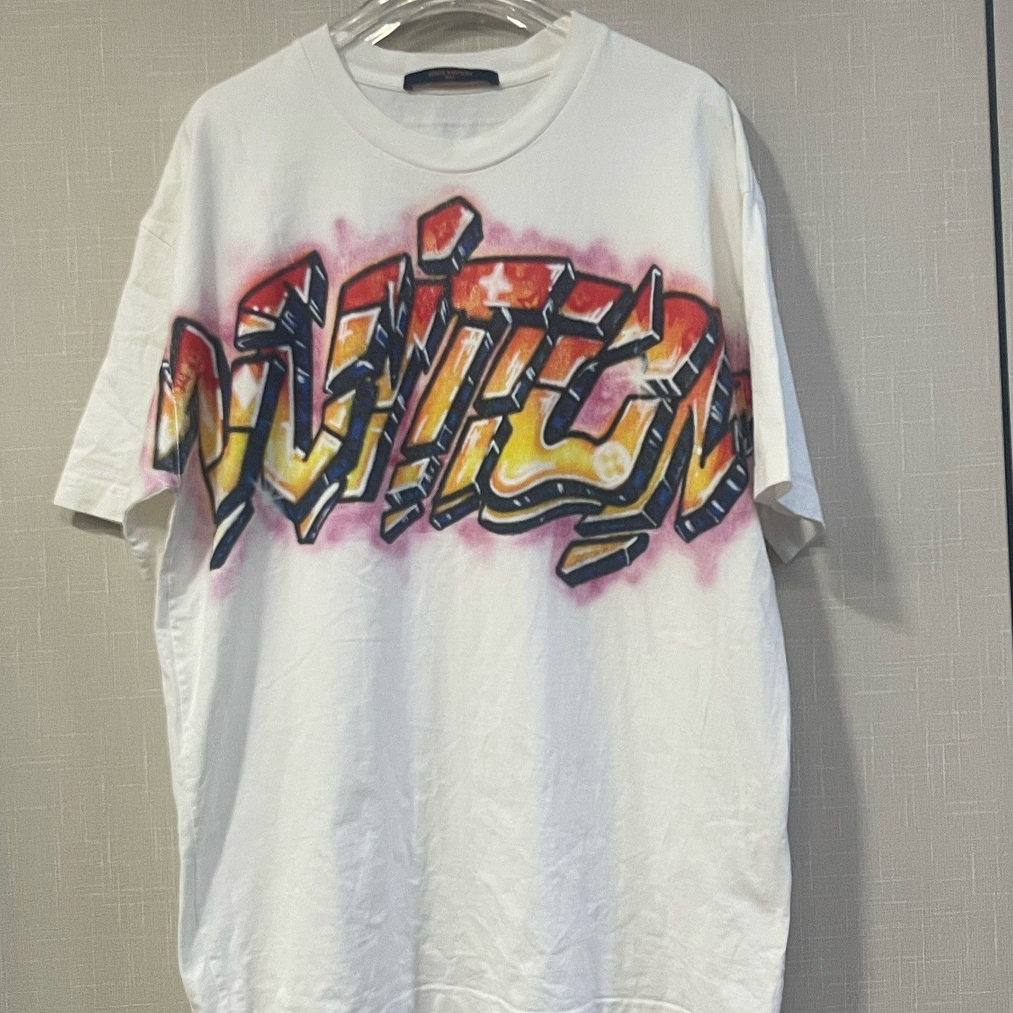 Louis Vuitton Louis Vuitton Graffiti Logo T-Shirt Size M Size US M / EU 48-50 / 2 - 1 Thumbnail
