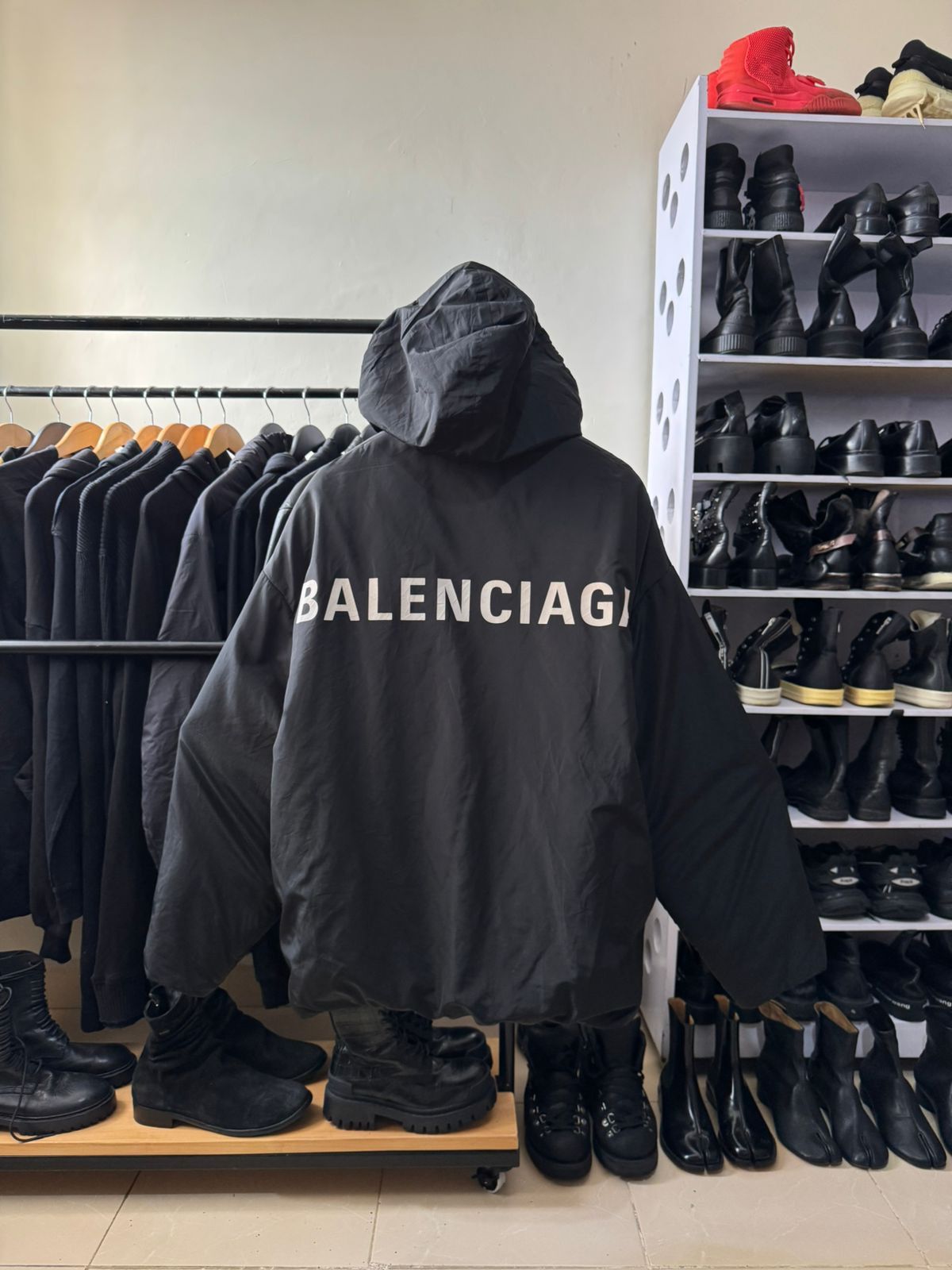 Balenciaga 🕷️💥 Balenciaga back logo jacket Size US M / EU 48-50 / 2 - 3 Thumbnail