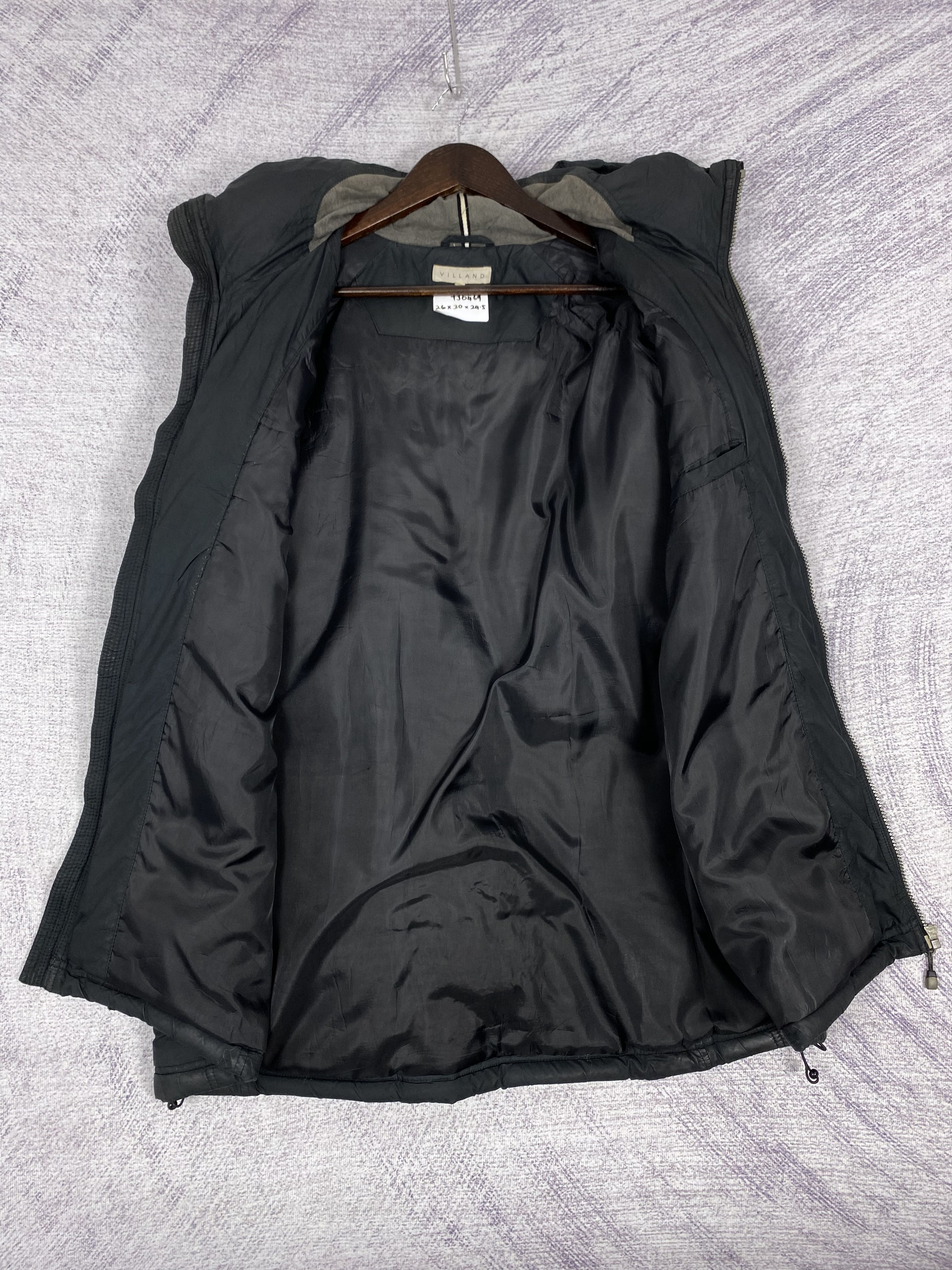 Japanese Brand Vintage Villand Hoodie Zip Up Puffer Down Jacket Size US L / EU 52-54 / 3 - 6 Thumbnail