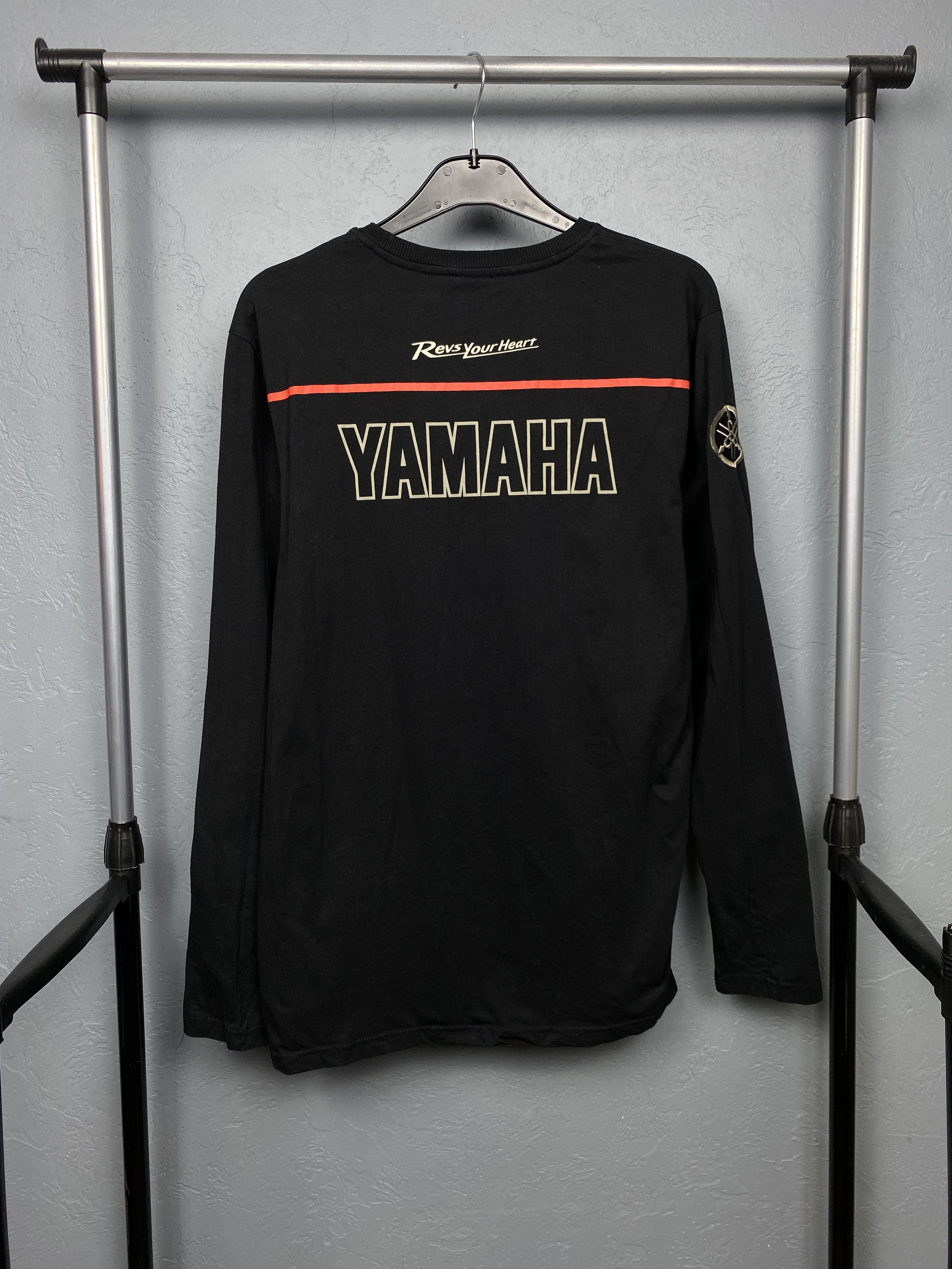 Vintage Yamaha Racing Vintage Mens Long Sleeve T-Shirt Size US L / EU 52-54 / 3 - 8 Thumbnail