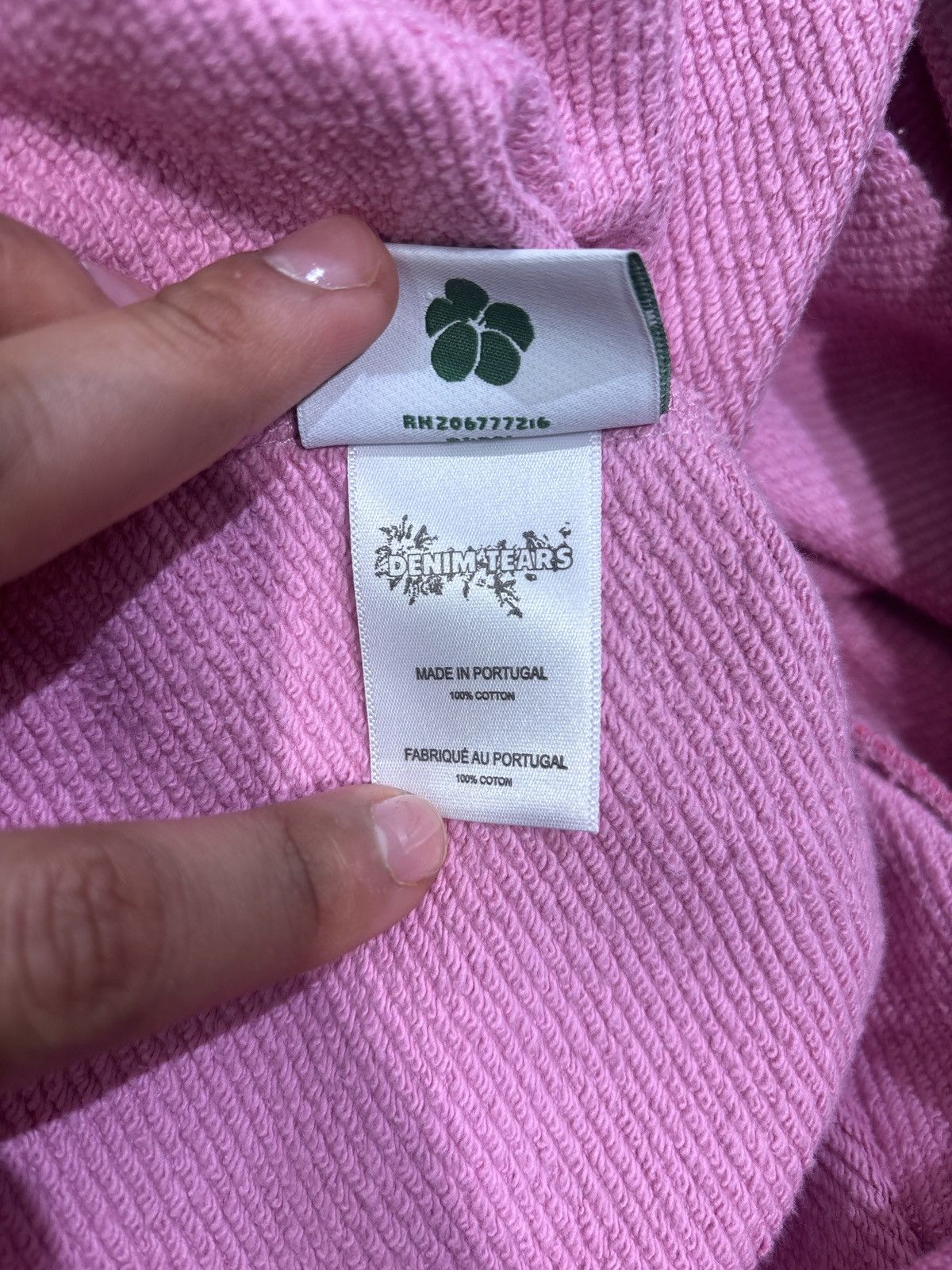 DENIM TEARS Denim Tears Wreath Sweatpants ‘Pink Camo’ Size US 34 / EU 50 - 5 Thumbnail