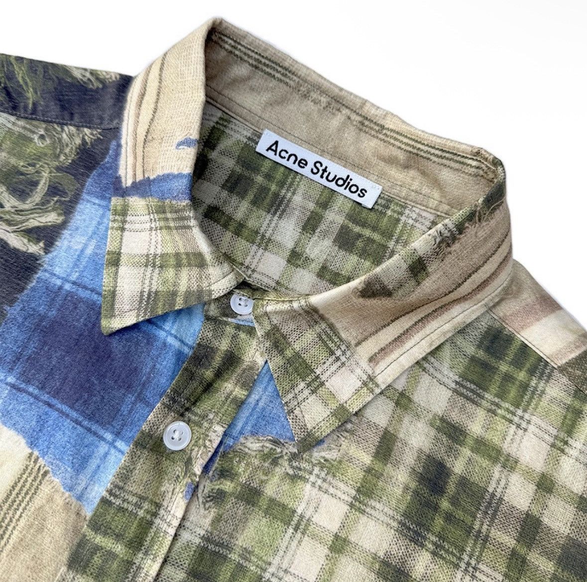 Acne Studios Acne Studios Flannel Print Shirt Size US L / EU 52-54 / 3 - 1 Thumbnail